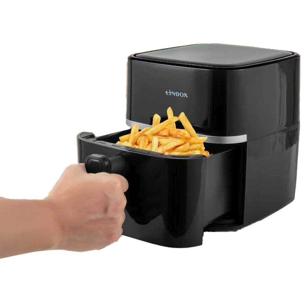 Non-Stick Air Fryer Linbox Colorful Icons Black