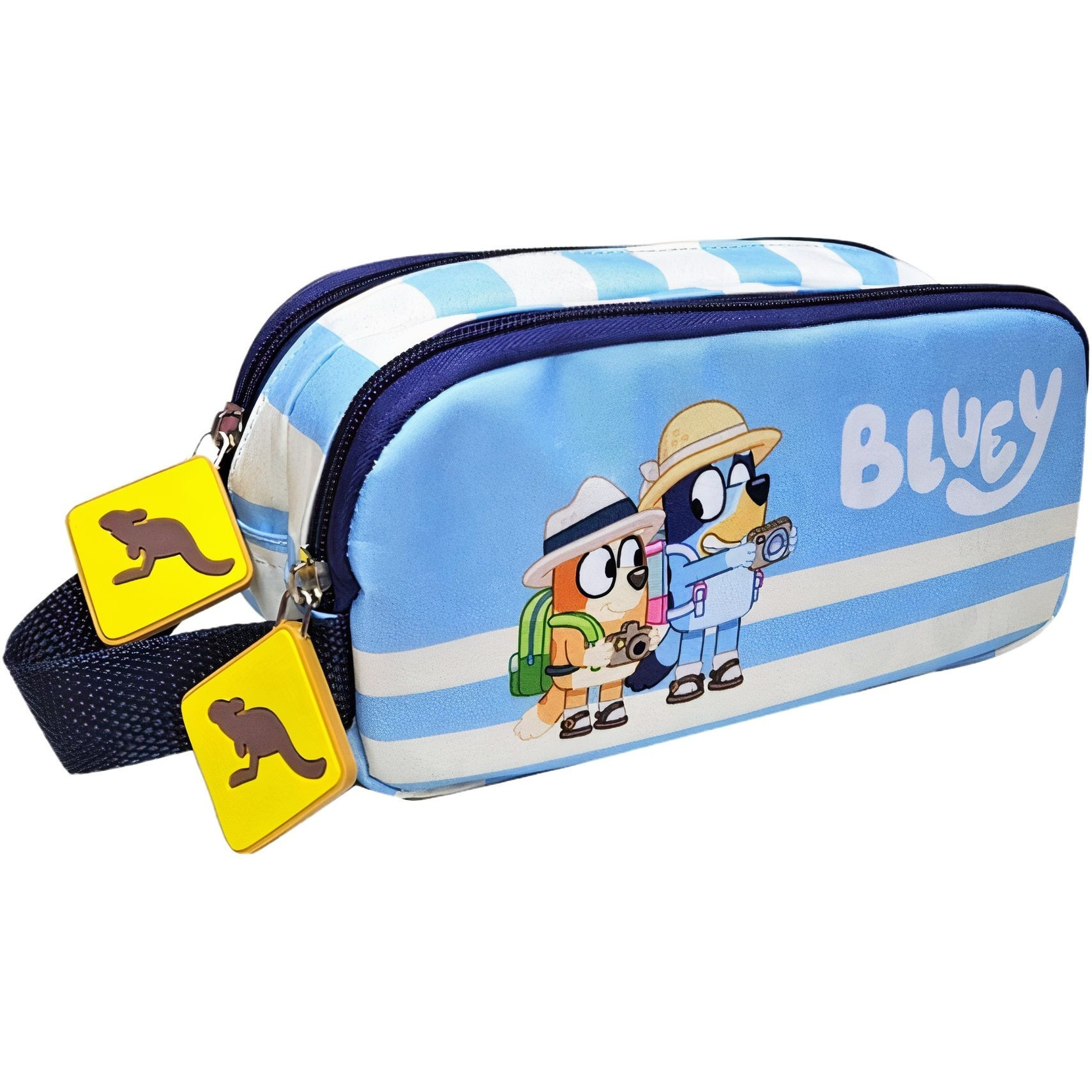 Image of Double Compartment Pencil Case School And Nursery Pouch For Kids, 22x9x8cm