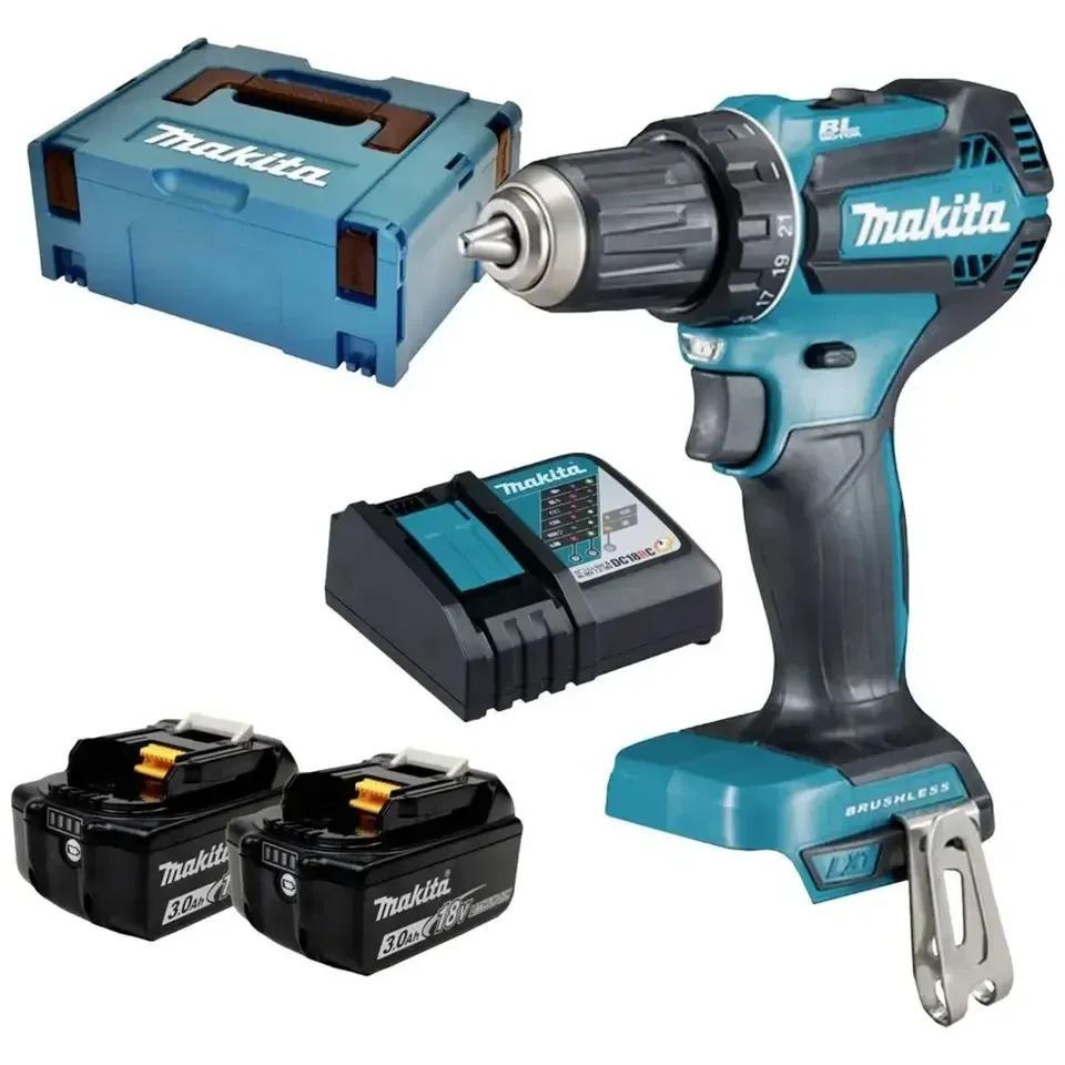 Makita Cordless Screwdriver Ddf482rfj In Macpac Group 2 With 2x 3ah Batteries And Charger