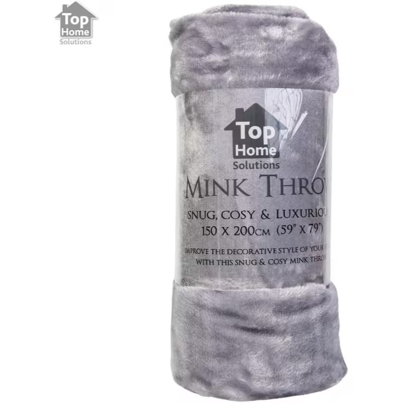 TEMU Luxury Soft Warm Blanket For Couch And Bed - Plain Roll Mink Warm Cosy Sofa Bed Décor Winter Warm Blanket Travel Bed 150x200/200x240
