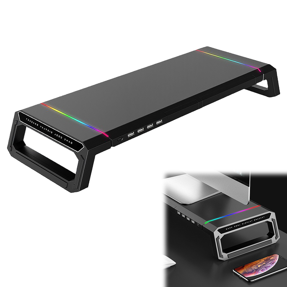 TEMU Computer Monitor Ständer, Computer Stütztablett, Faltbarer Halter, Laptop Monitor Erhöhung Rahmen, Computer Stütze Multifunktionale