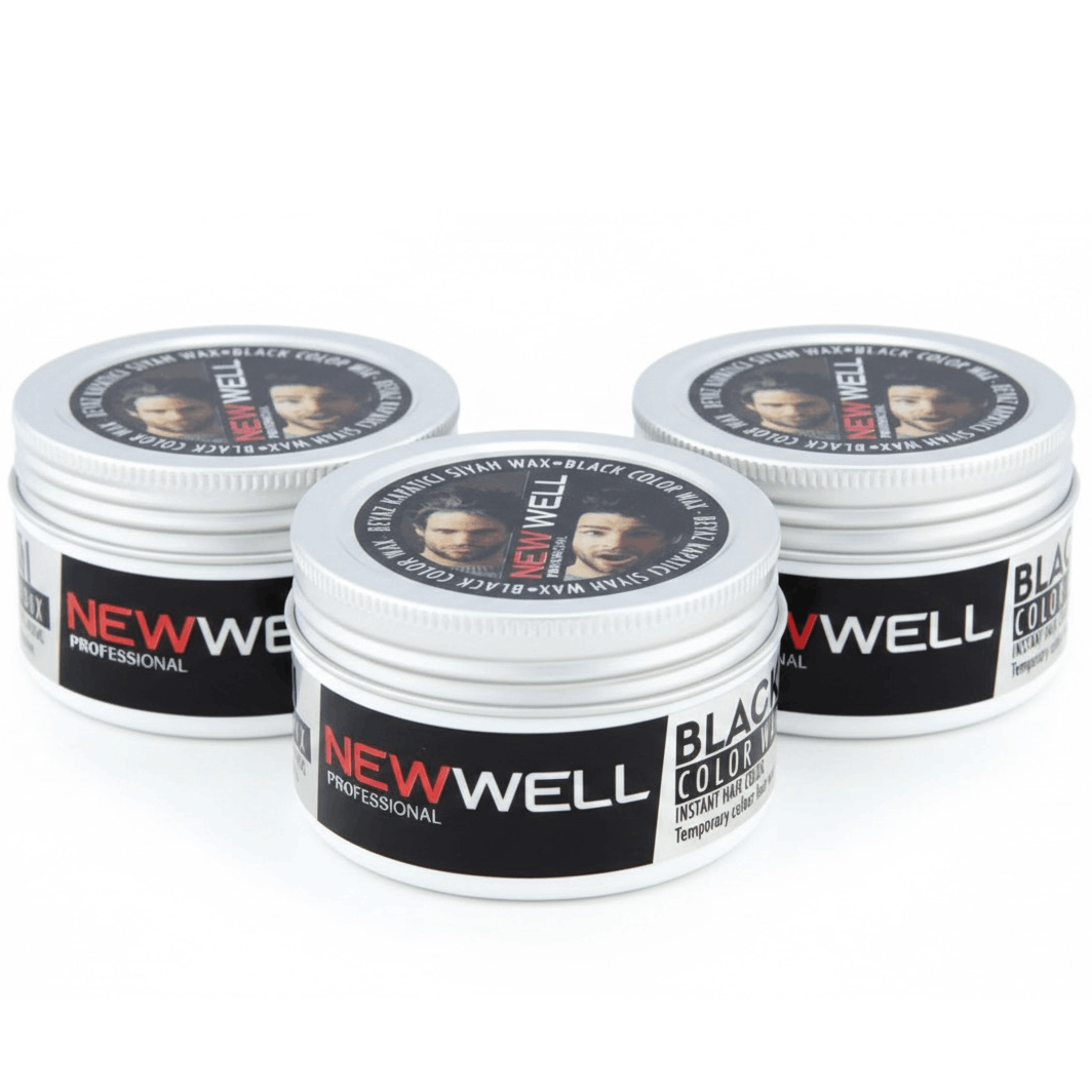 TEMU Cire de cheveux colorant 100 ml lot de 3