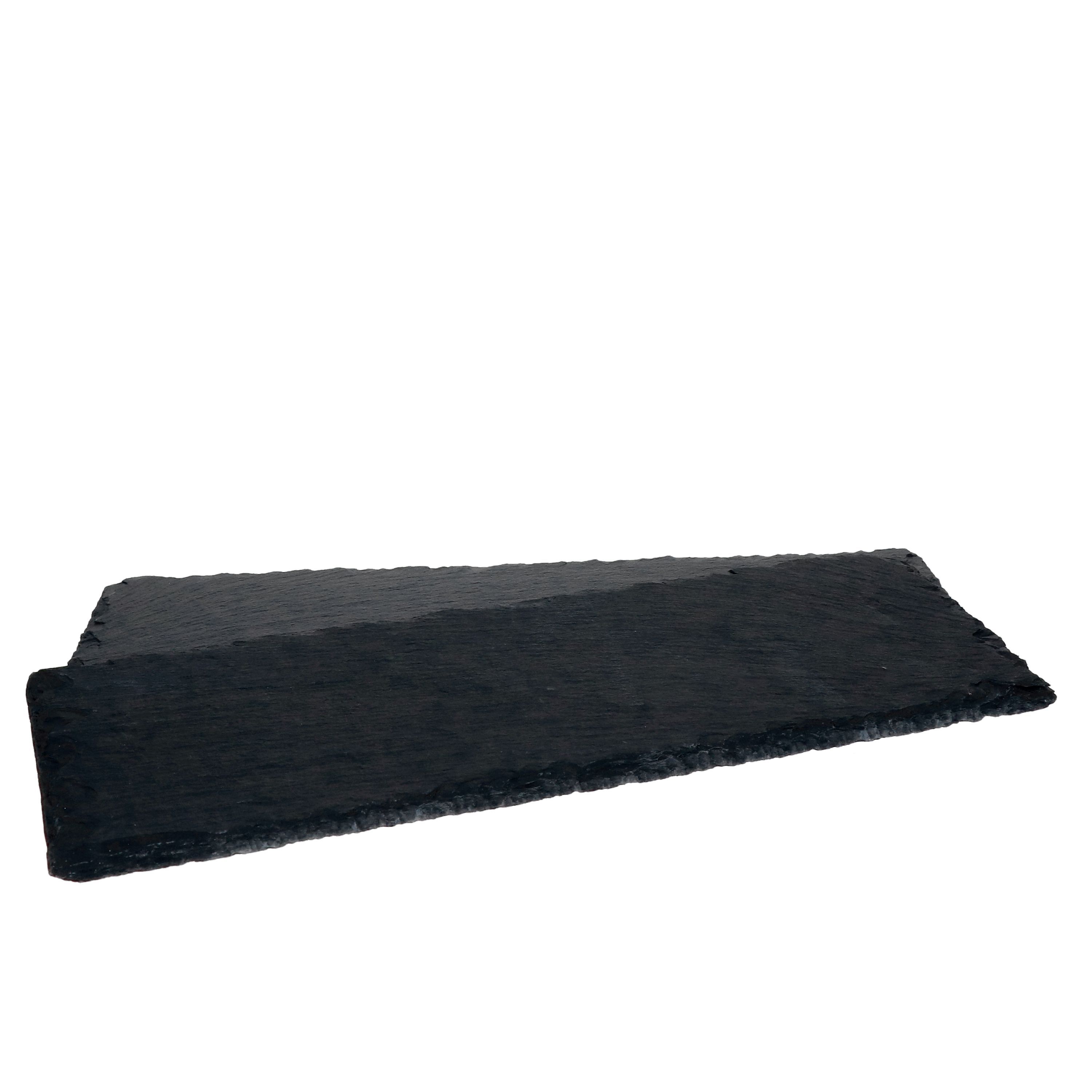 Image of Of Slate Plate 11x30cm Black - 23464632