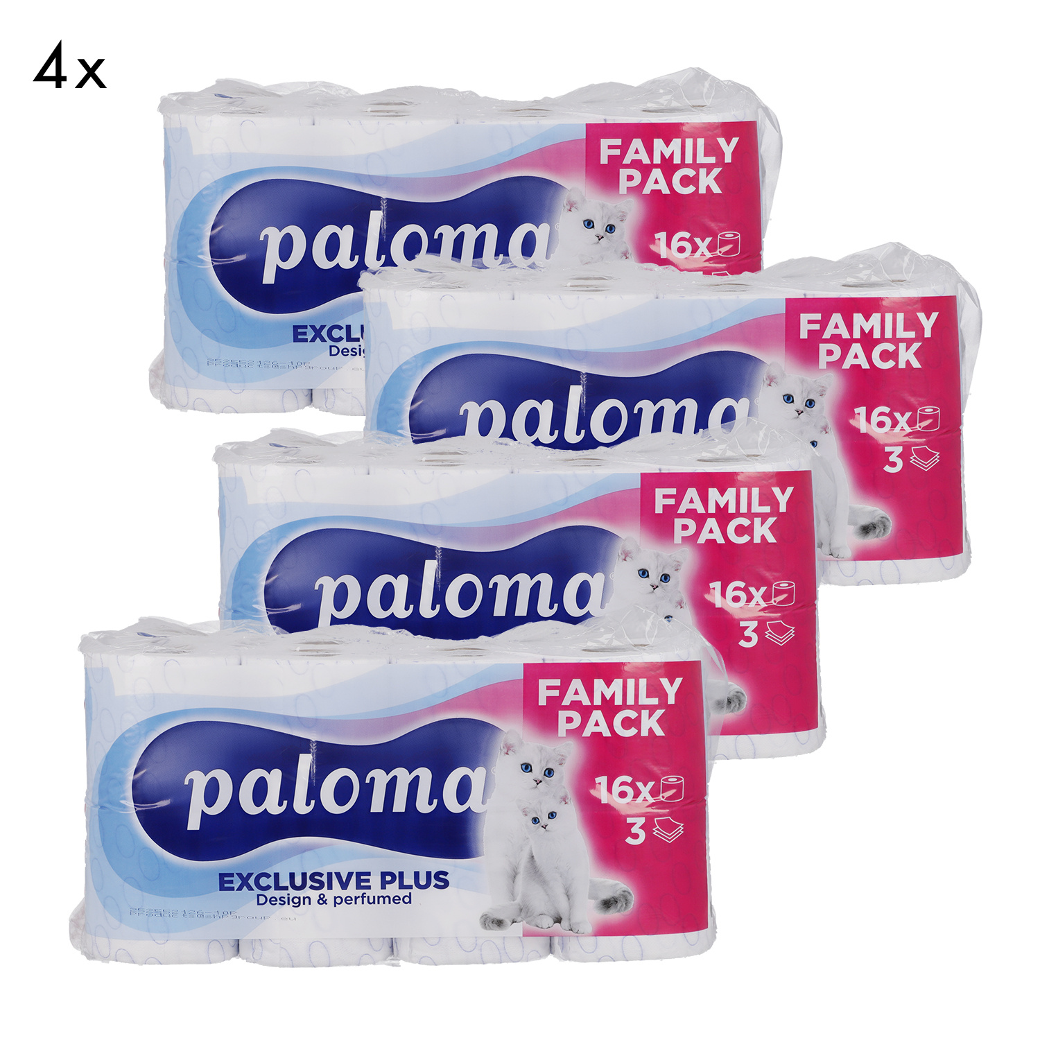 E-shop 64 Rollen Duftendes 3-lagiges Toilettenpapier 134 Blatt