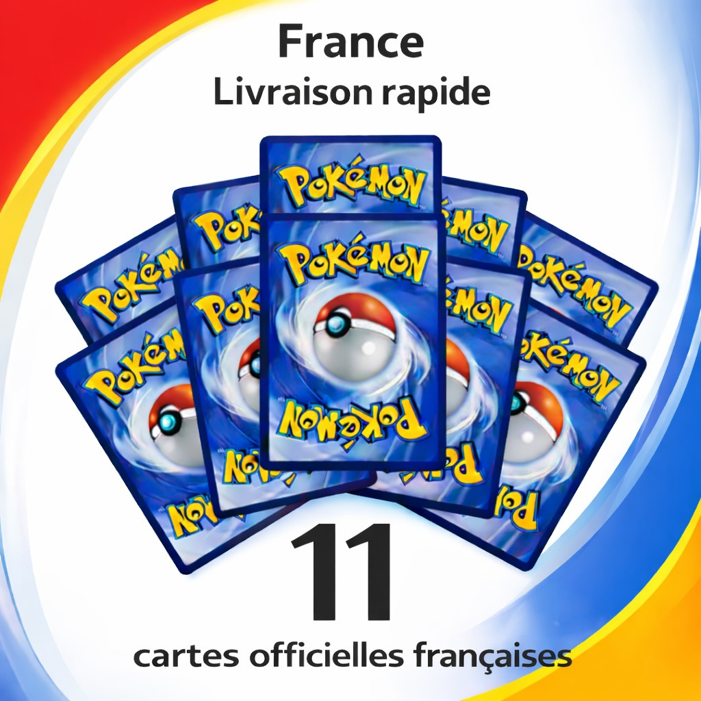 TEMU - Pokémon Cartes TCG 10 cartes + 1 Garantie