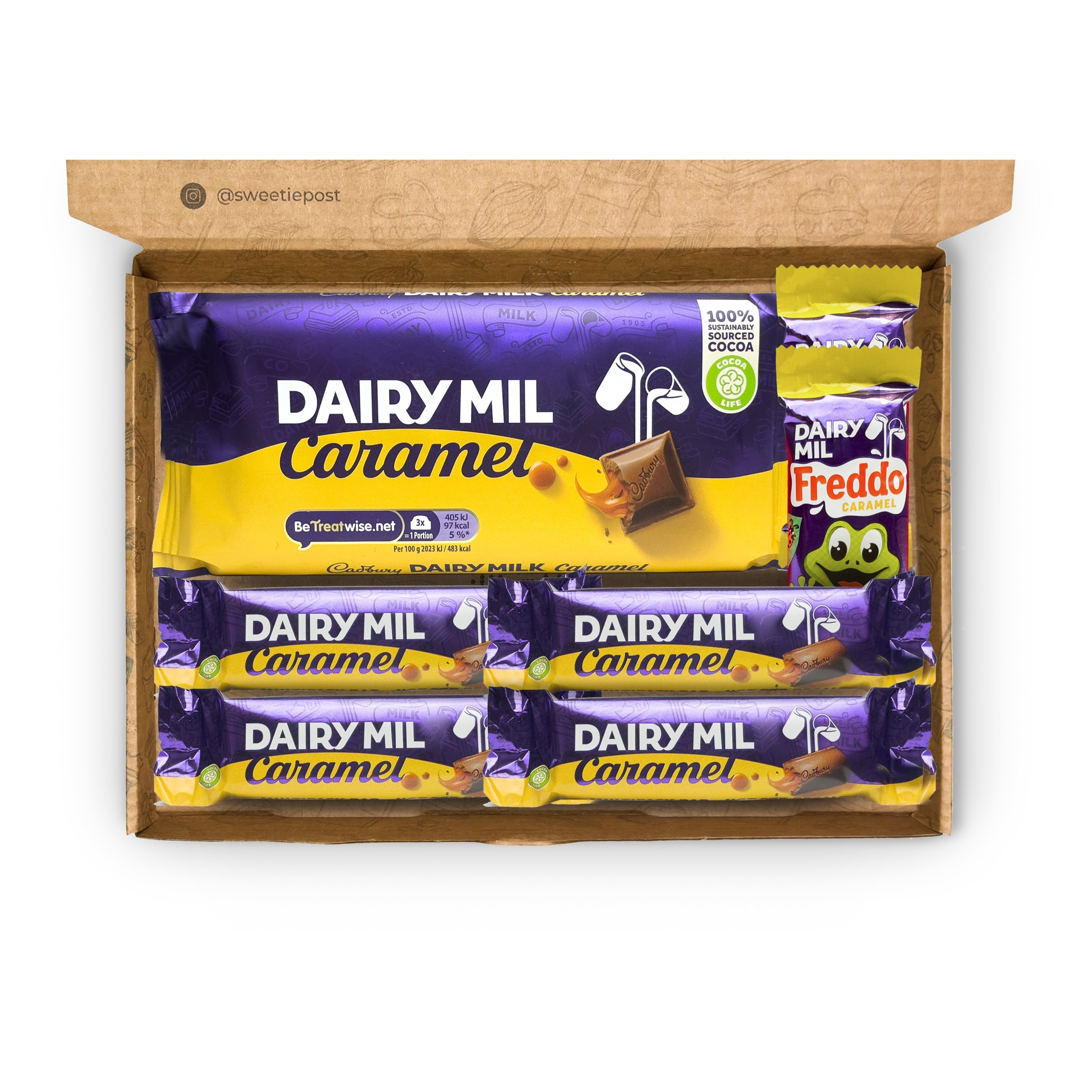 TEMU Cadbury Caramel Chocolate Gift Box | Chocolate Gift | Chocolate Present | Letterbox Gift