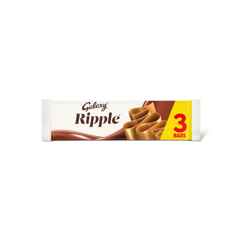 TEMU Galaxy Ripple 3-bar Multipack - 3 X 30g Bars - Smooth Milk Chocolate Treats - Gift Idea - Festive Treats - Christmas Stocking Fillers - Party