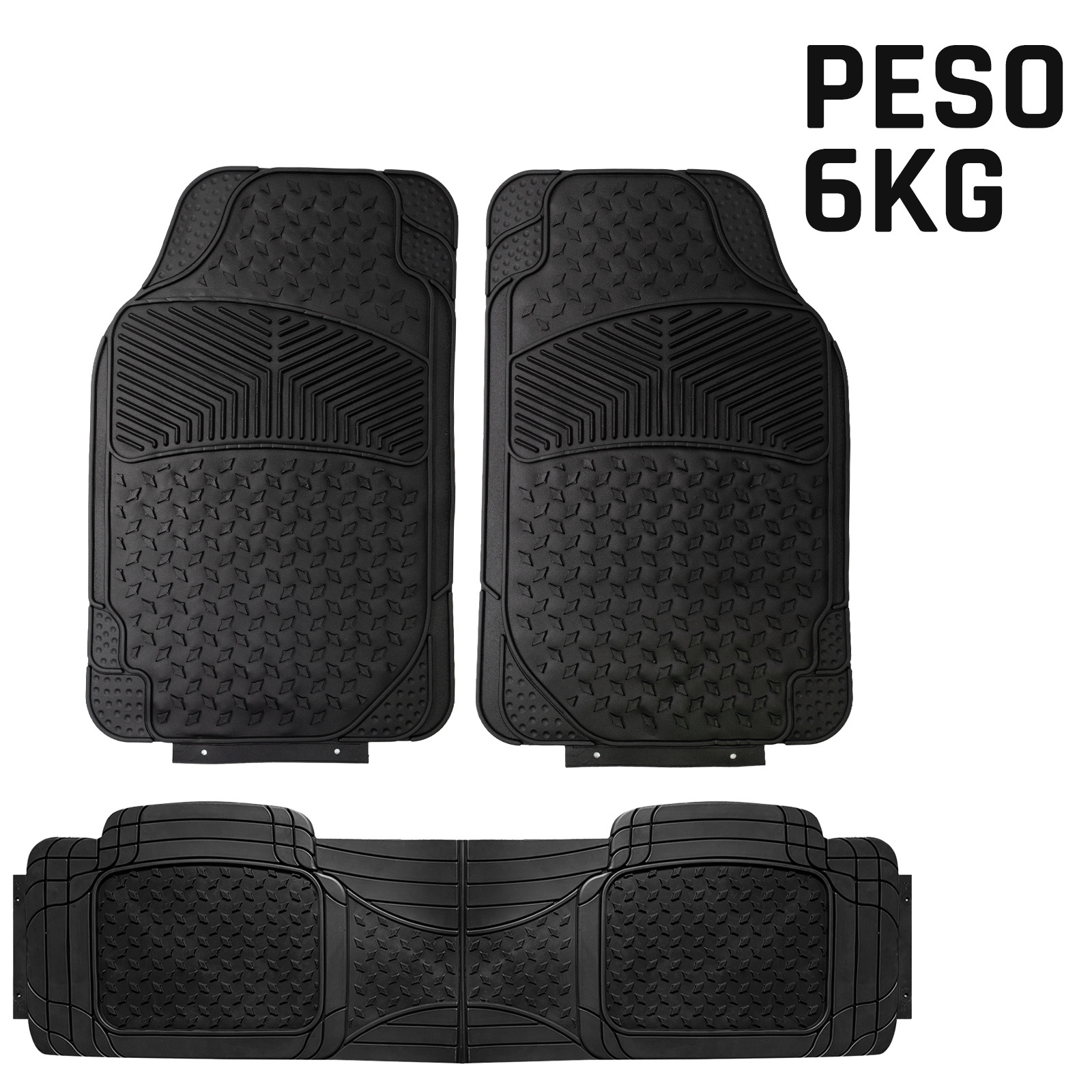 TEMU Alfombrillas antideslizantes para coche, juego universal de 4 piezas, fabricadas en PVC duradero, con diseño y antideslizante. Fáciles de