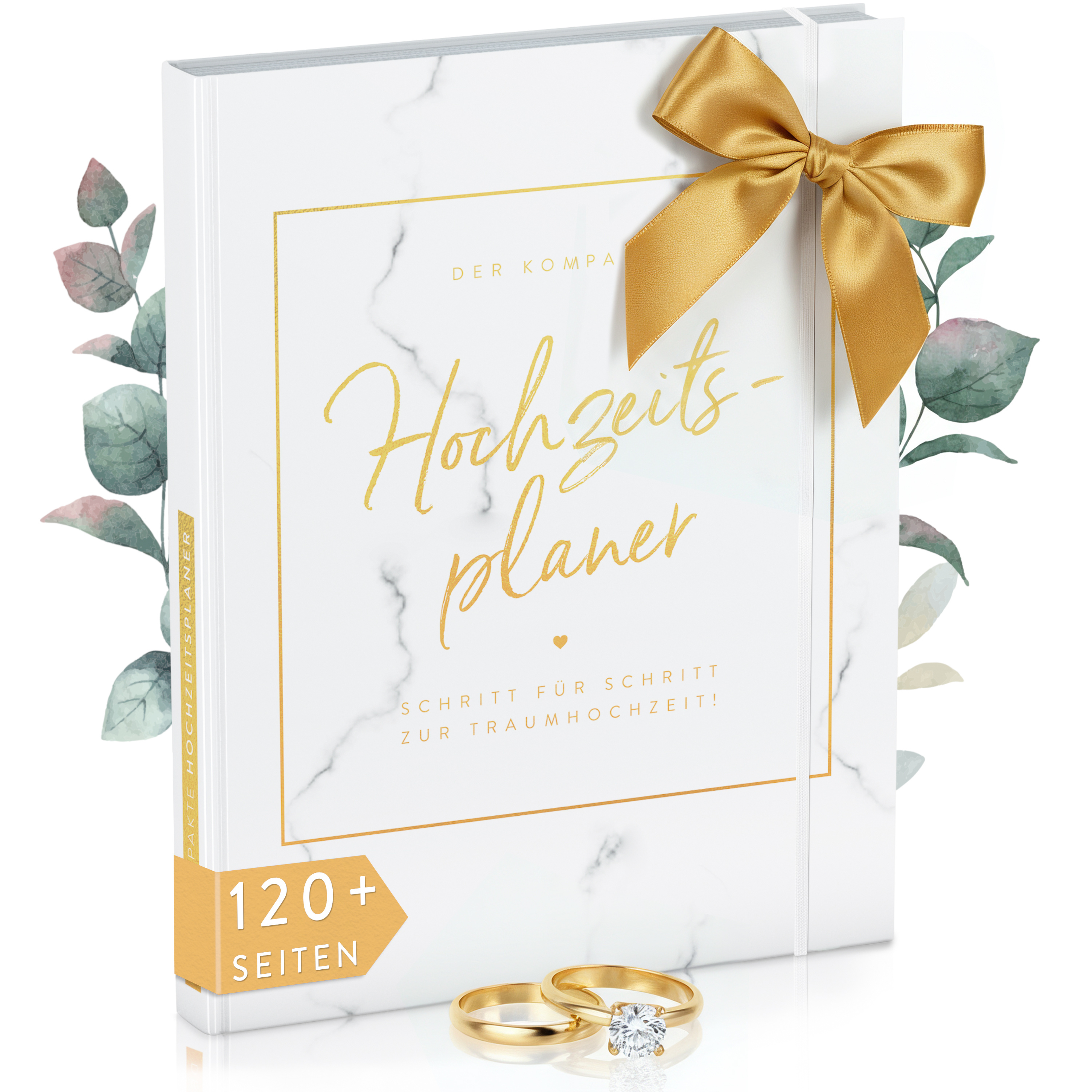 Wedding Planner - Wedding Planner - German - Over 120 Pages - Organizer For Your Wedding - Wedding Book - Ideal Engagement Gift - Twivee