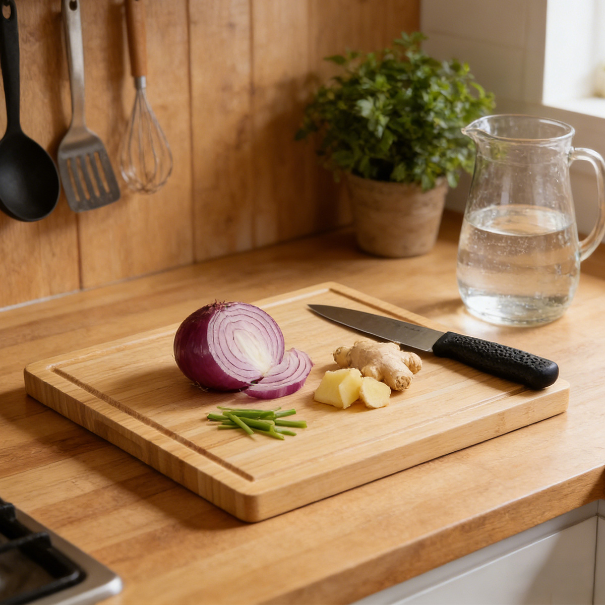 TEMU 1 pieza de tabla de cortar de bambú, de y tenacidad que agrieta fácilmente, ideal para ingredientes como , verduras y frutas en diaria, así como