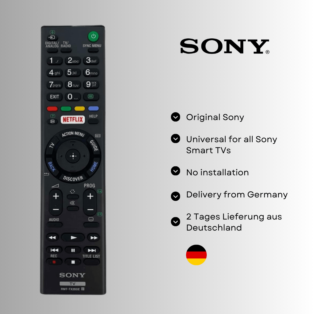 Image of Original Rmt-tx200e Remote Control, Universal Remote Control For Types, Shipping From Germany, No Installation Required, Original Remote Control