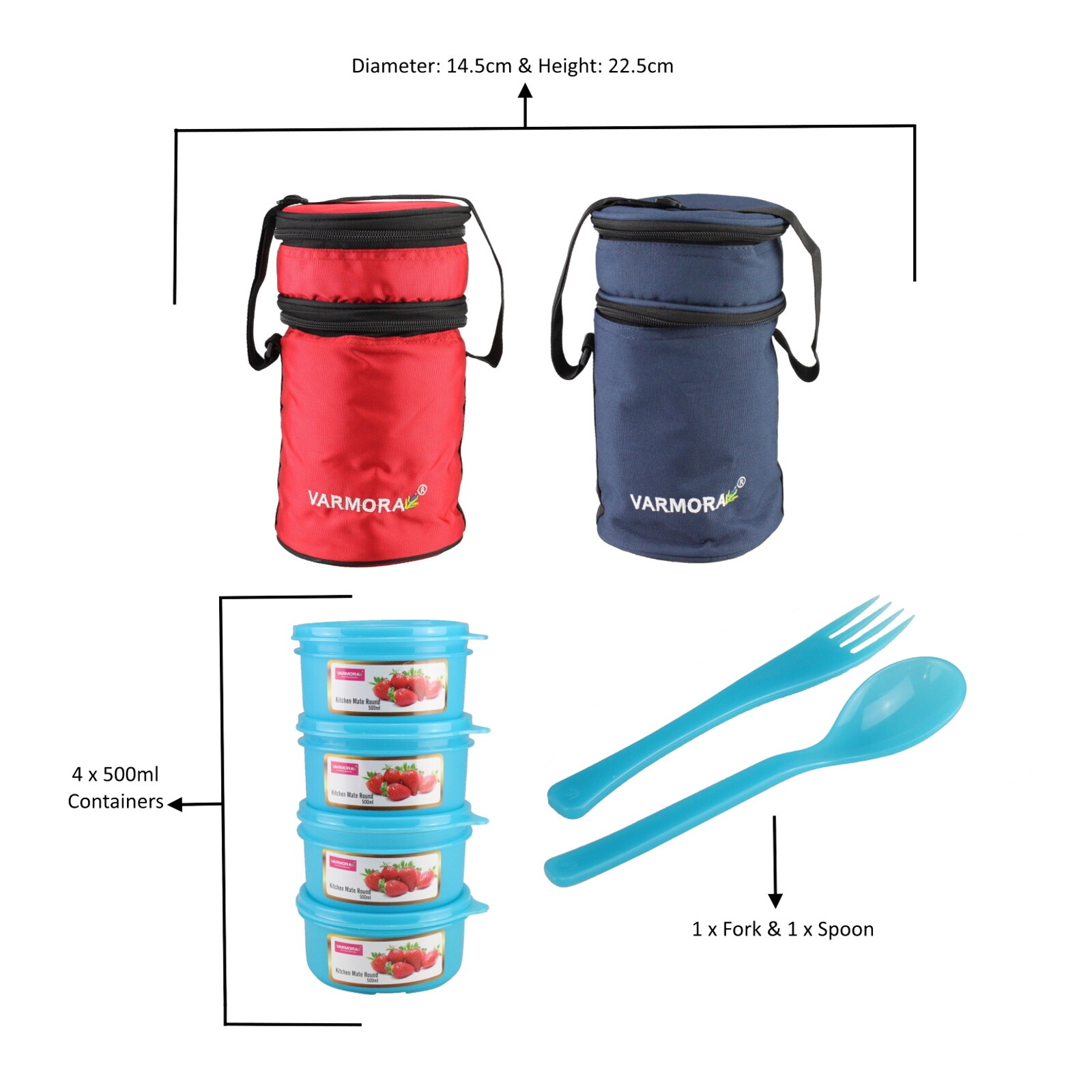 Children's Lunch Bags Box for School and Picnic
