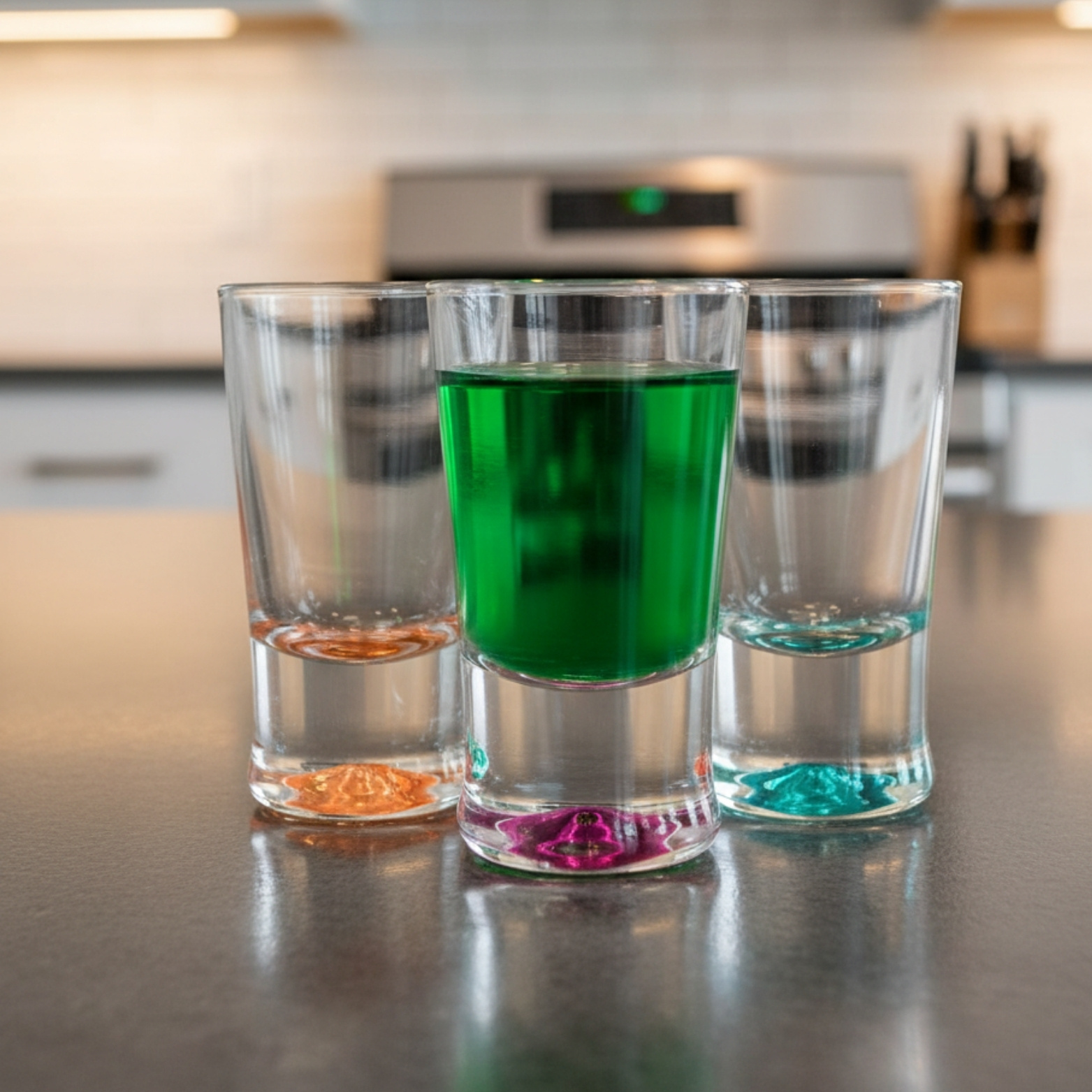 12pcs Of Colored Shot Glasses 2cl In Gift Box, Dishwasher- Glasses In Quality