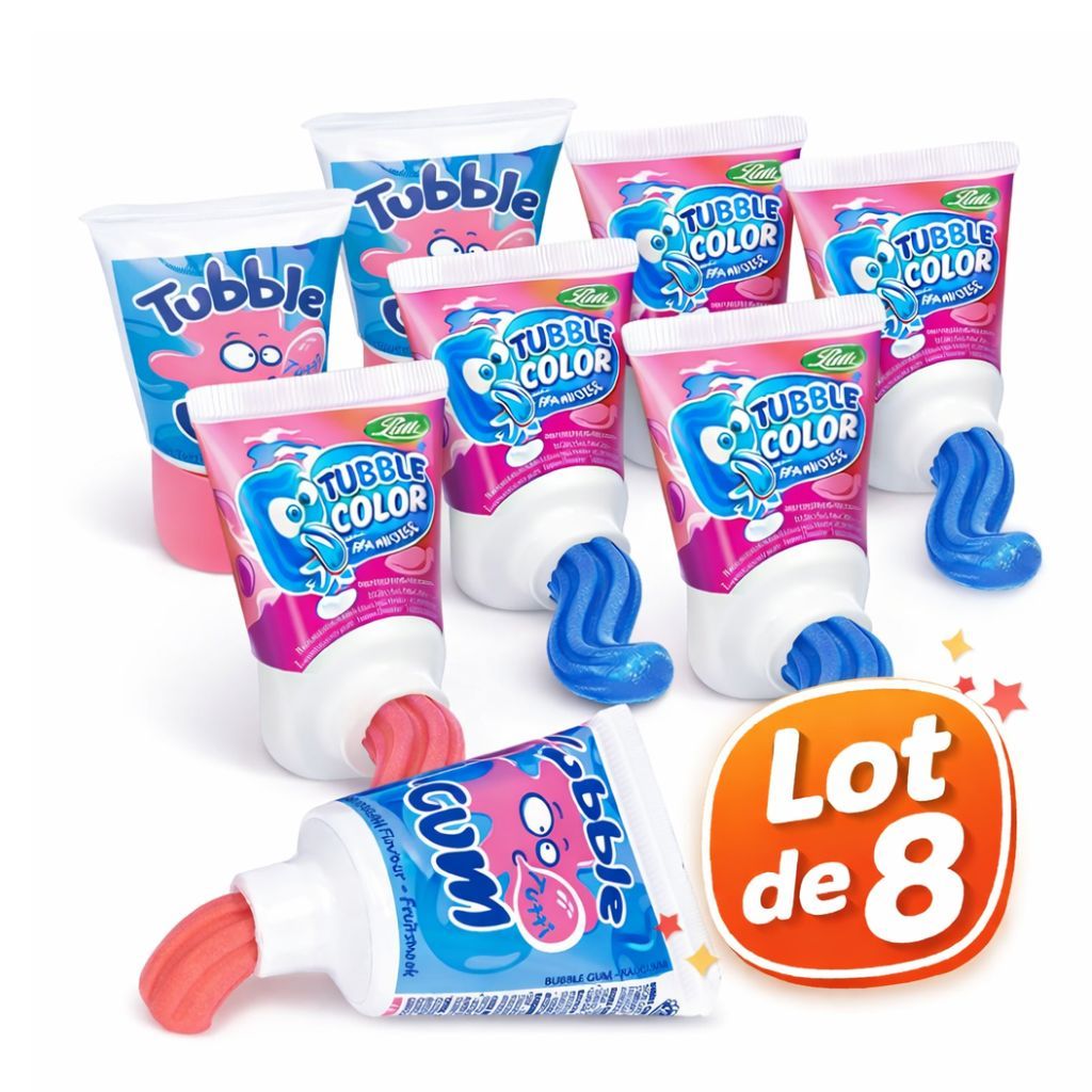 Lutti Tubble Gum Mix Tutti & Framboise