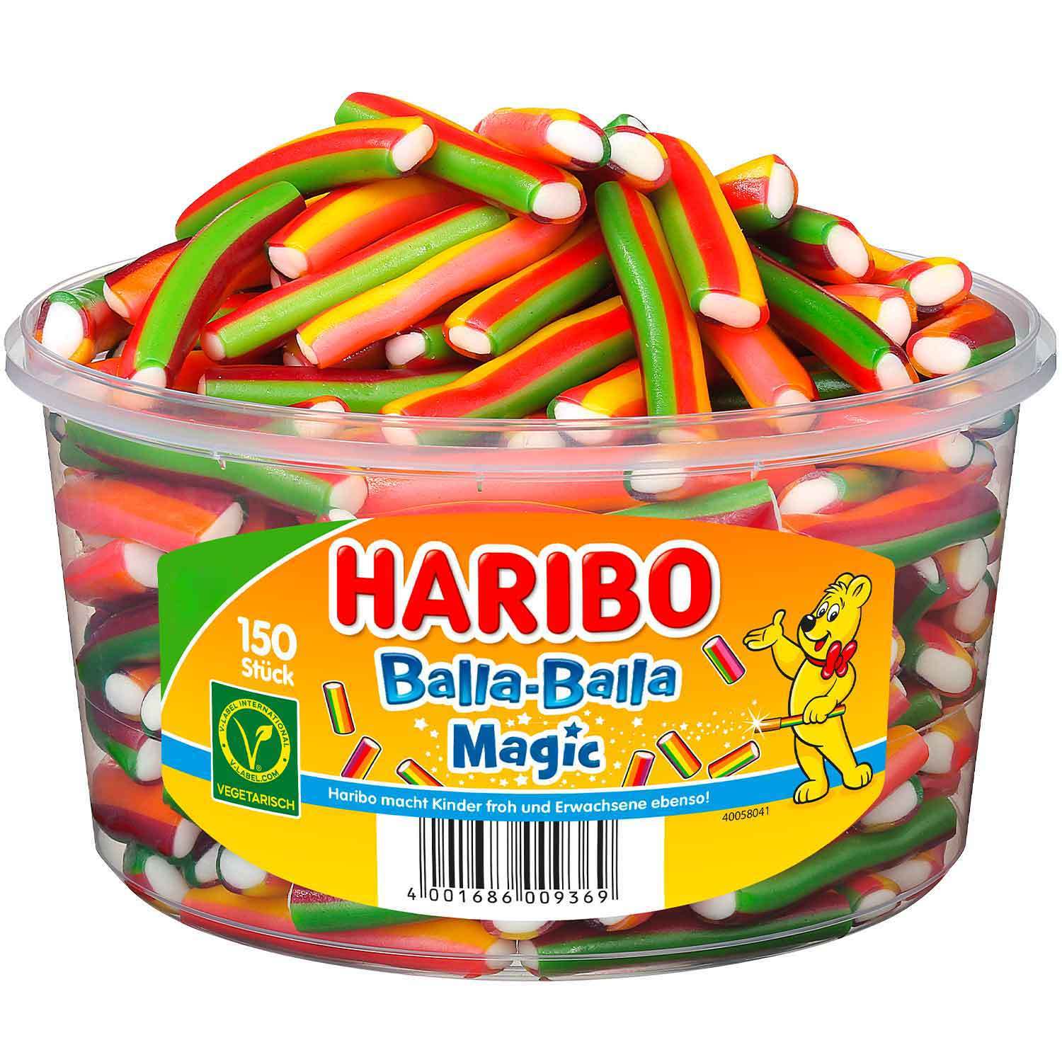 Image of Haribo Balla-balla Magic Vegetarian 150-piece 1200g
