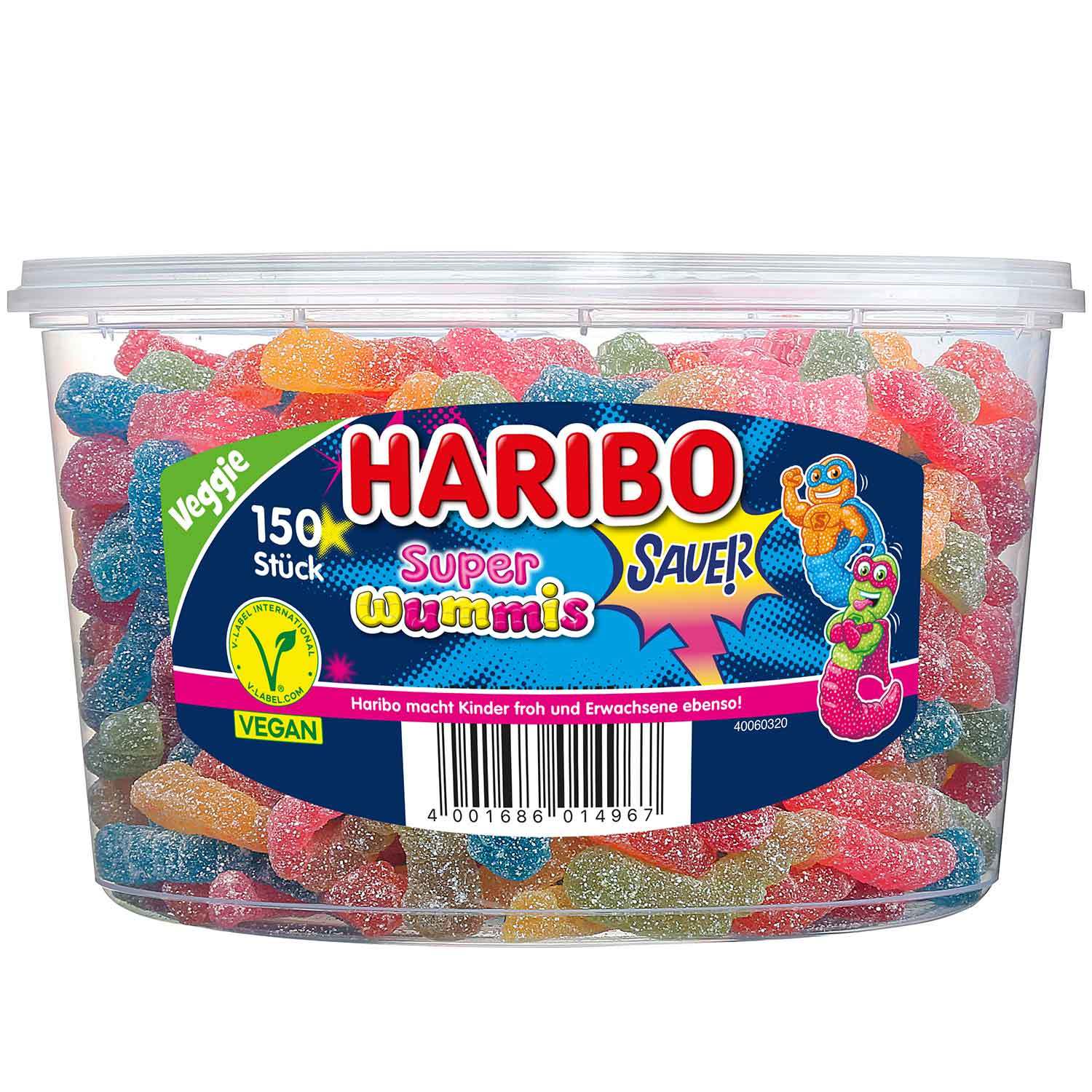 Haribo Super Wummis 150-piece 1050g
