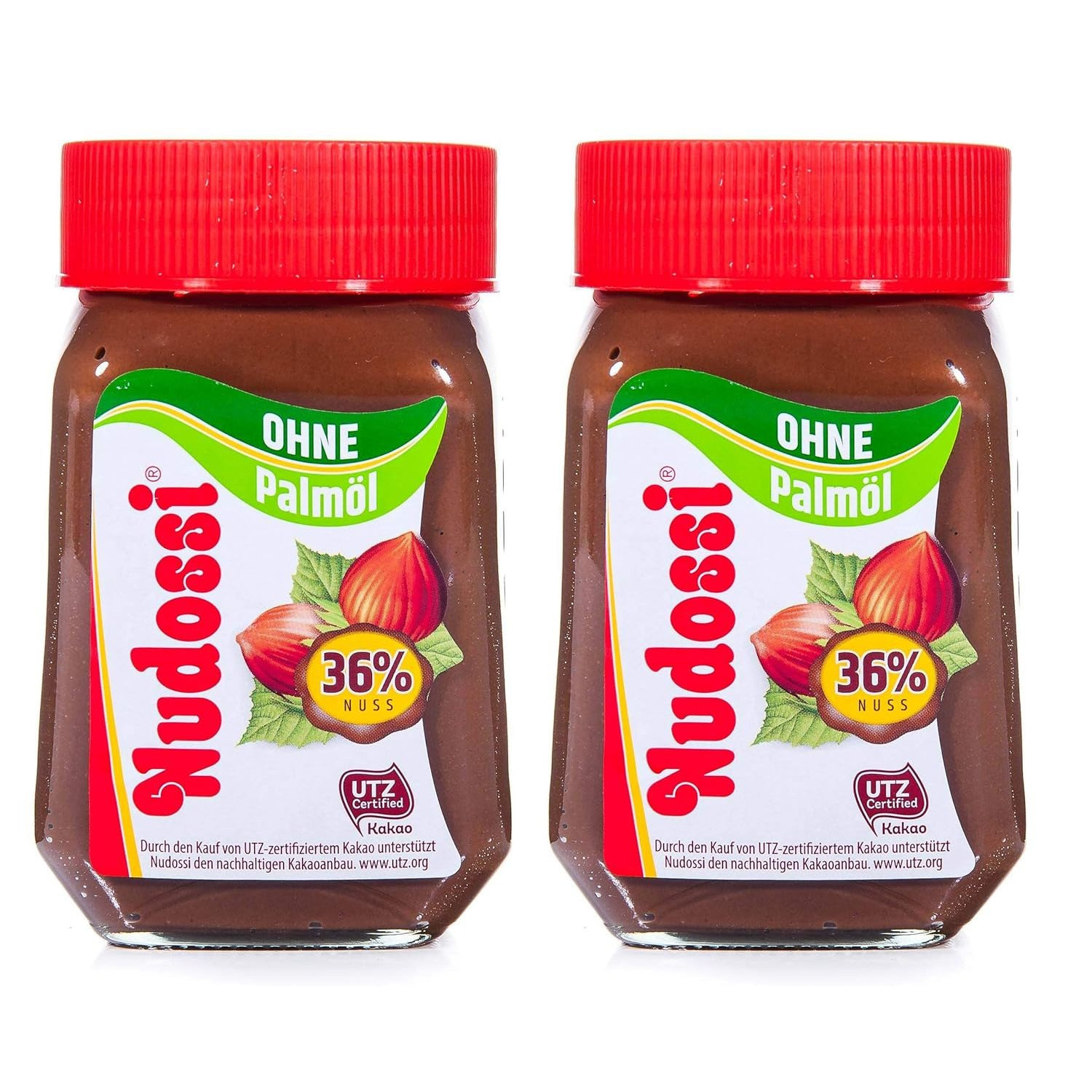 Nudeosi Glass Bread Spread Without Palm Oil 2-pack (2x300g)