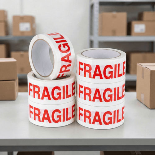 heavy duty packing tape 6 rolls strong box sealing tape for shipping 48mm x 66m
