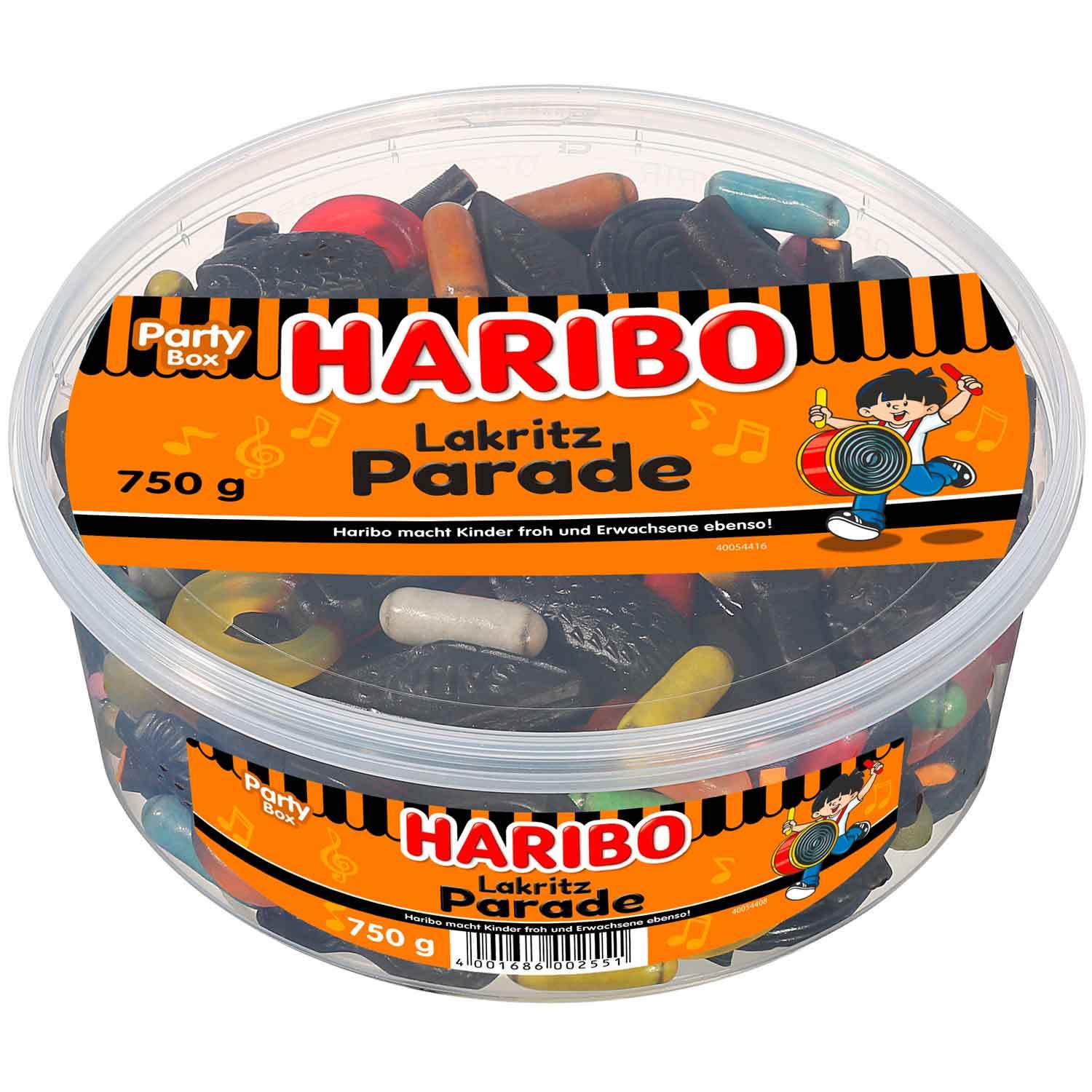 Image of Haribo Licorice Parade 750g