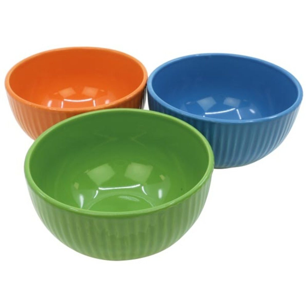 Set Of 6 Ceramic Bowls, Dessert Bowls, Snack Bowls, Colorful, 15267, 440ml