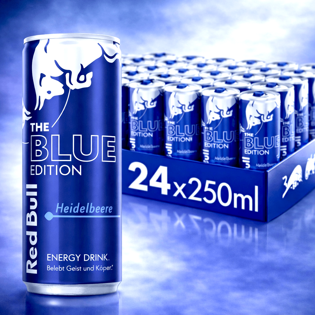 Red Bull The Blue Edition Blueberry Energy Drink 24x250ml (including Deposit)