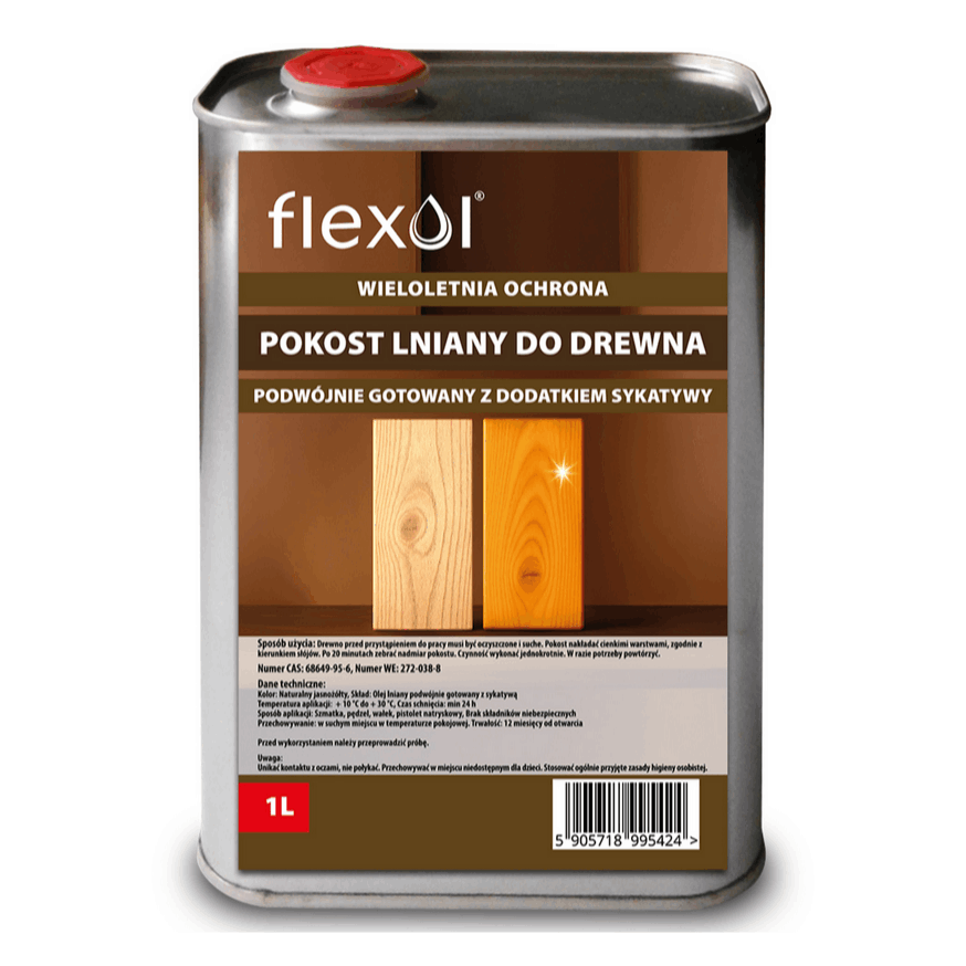E-shop Leinöl-Holzbeize 1L – schnelltrocknendes Öl zum Imprägnieren und Schützen von Holz, tiefe Eindringung, Oberflächenschutz für Holzanwendungen im