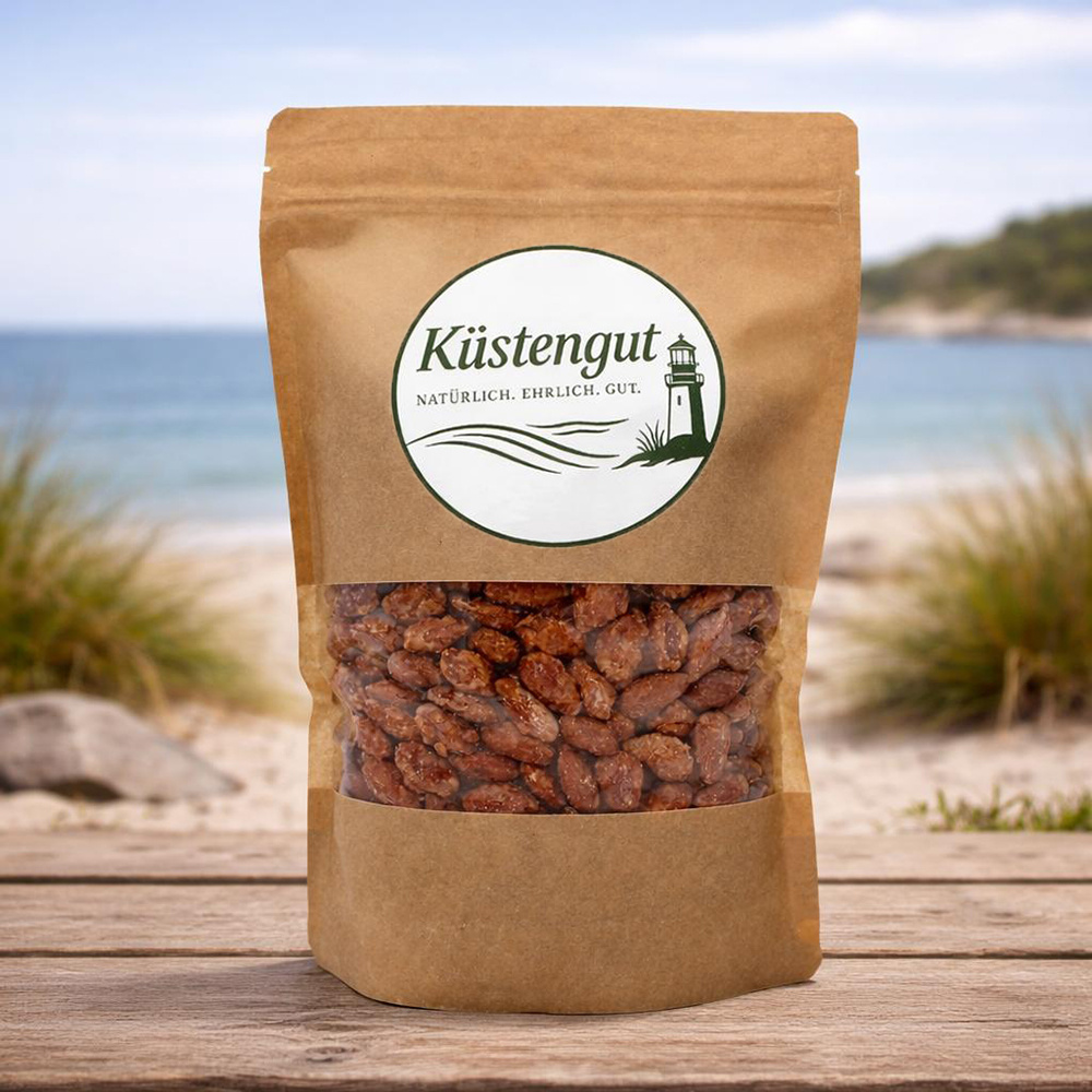 Image of Küstengut | Classic Roasted Almonds | Sweet Traditional Snack | Crispy & Caramelized