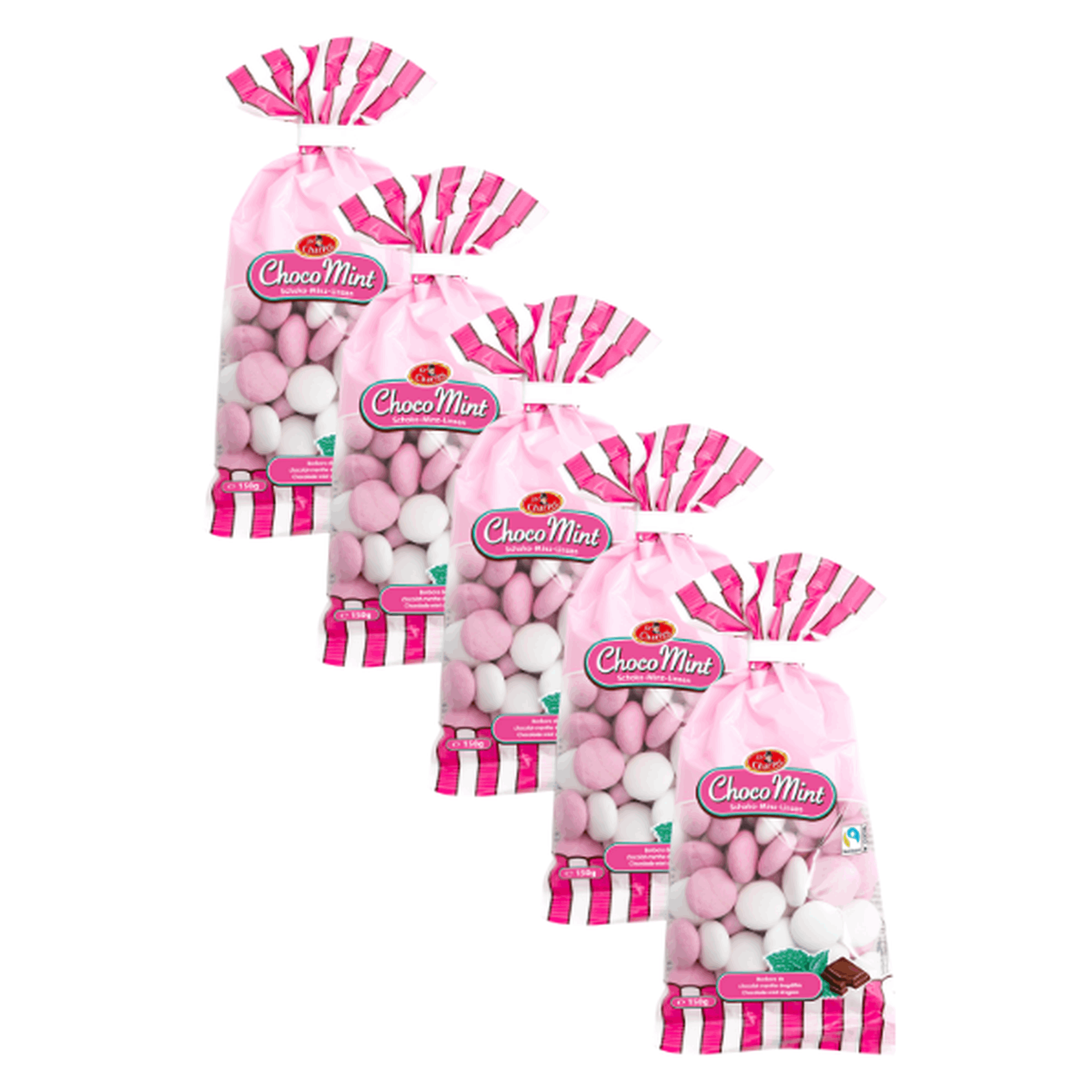 Image of Sir Charles Chocomint Chocolate Dragees – 5 × 150 G | Chocolate With Peppermint Flavor | Dragee Chocolate Coins | Confectionery Set