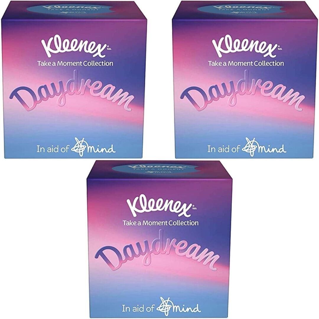 TEMU Pack Of 3 - Kleenex Collection Cube Tissues