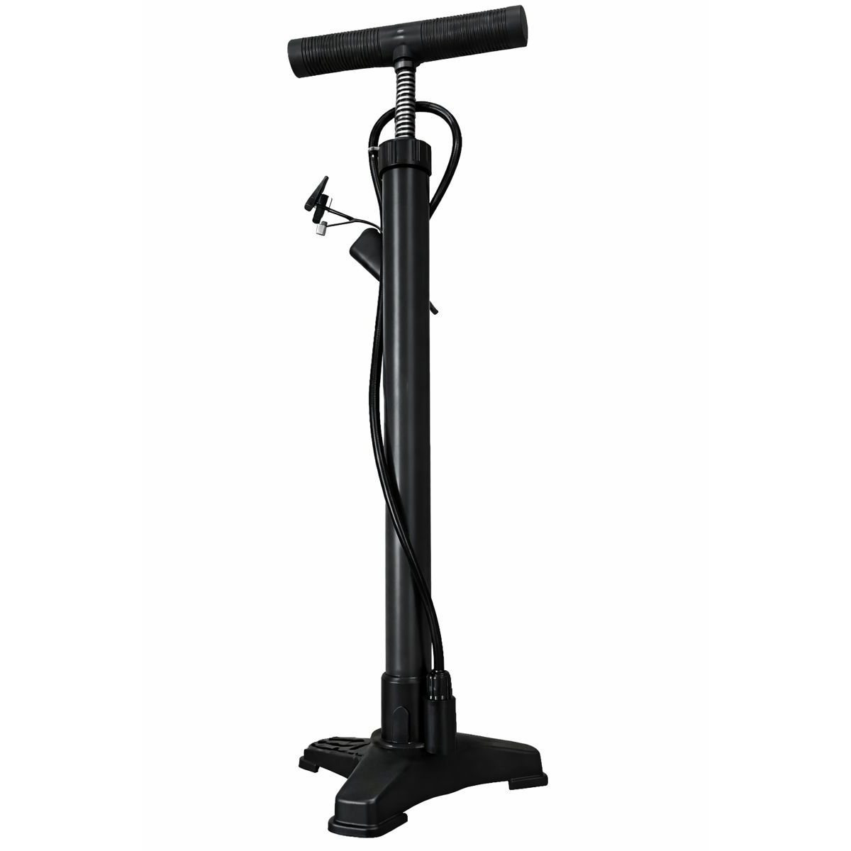TEMU Bomba de Aire para Bicicleta con Manómetro, Bomba de Presión para Bicicleta, Válvula Schrader , Bomba Manual Portátil para Neumáticos de