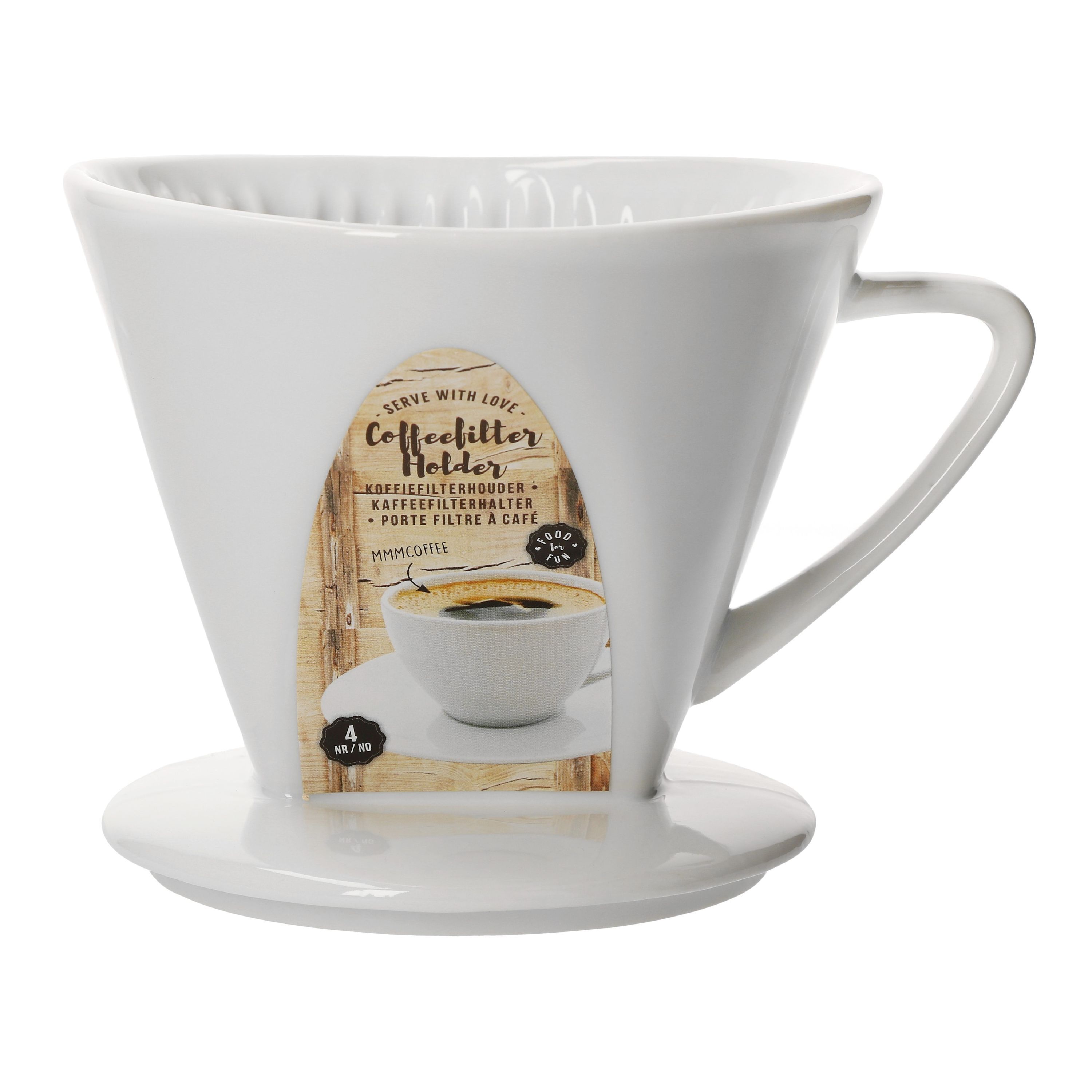 Hit Coffee Filter No. 4 Made Of Porcelain