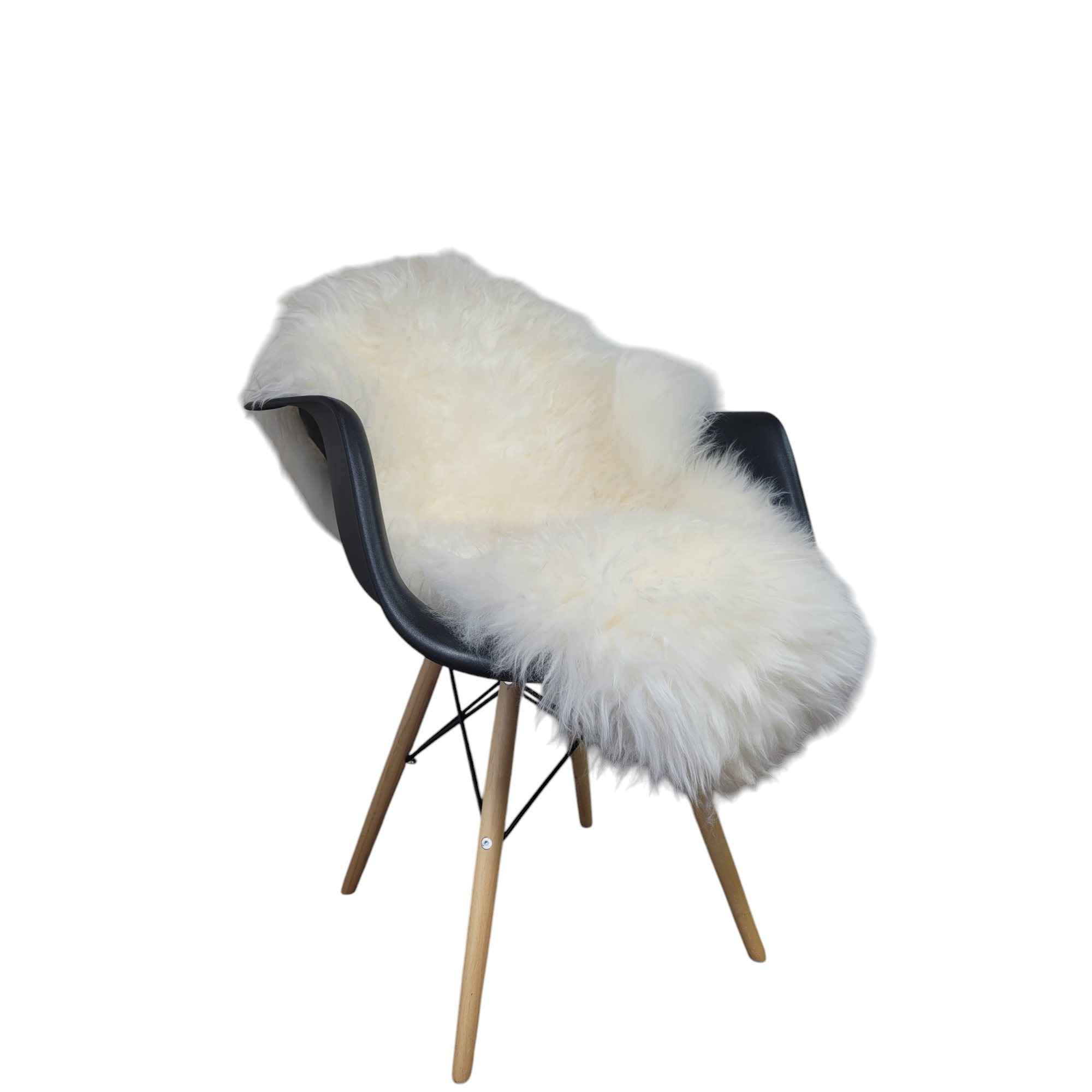 Image of Wool Rug – Soft, Fluffy & Natural Wool Carpet For Sofa, Chair, Bedroom & Car