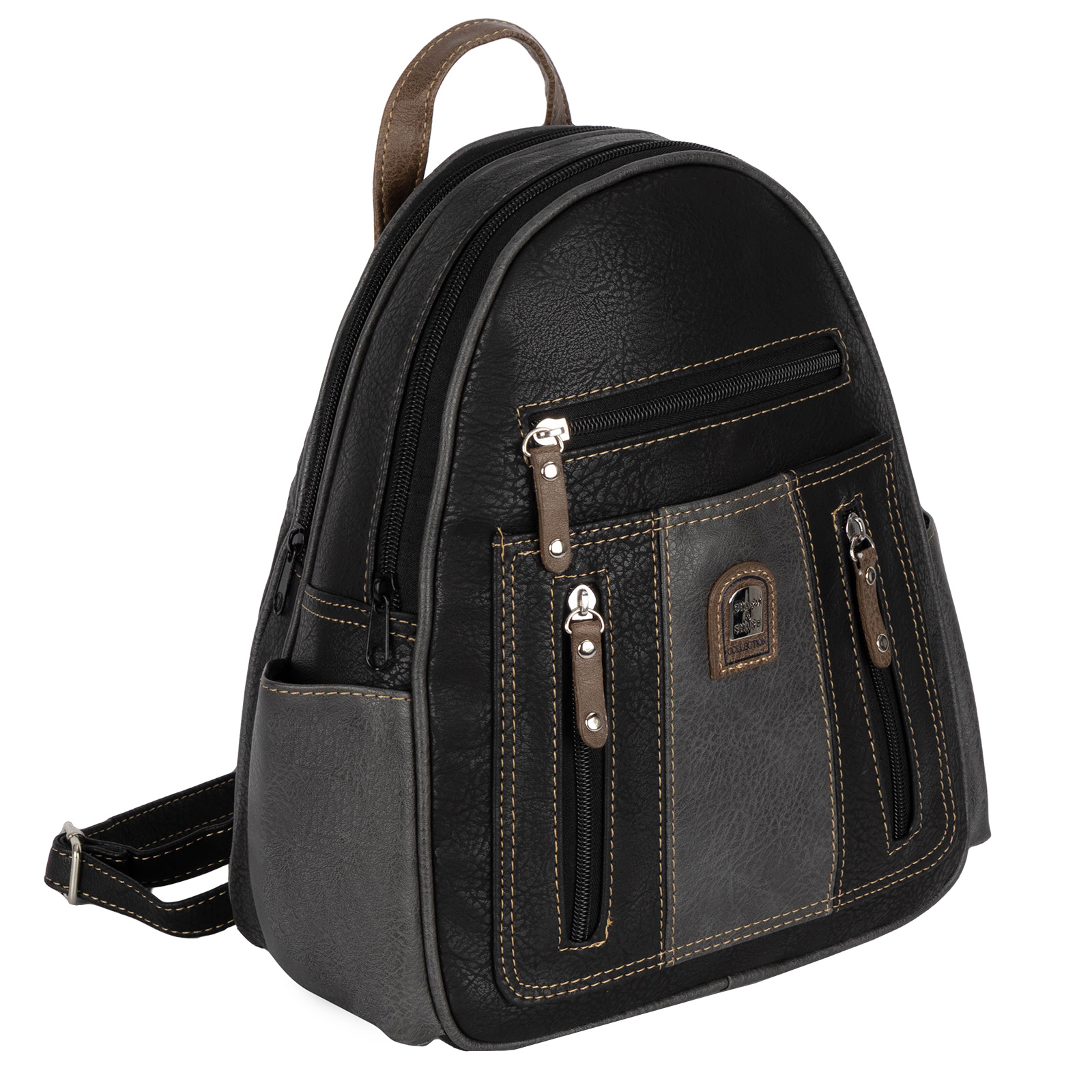 Backpack City Backpack Women's Backpack Daypack City Backpack Bagpack Black-gray