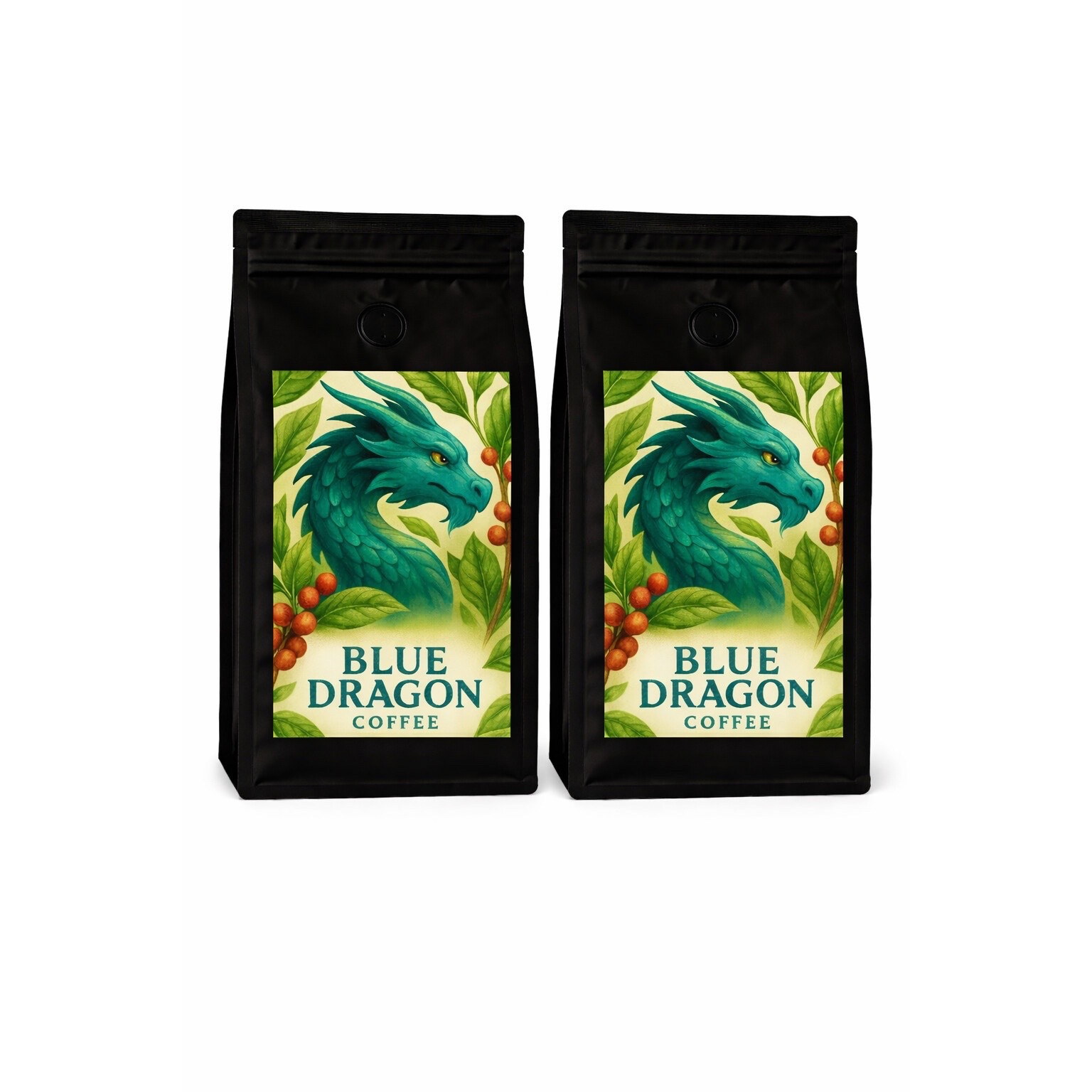 Vietnam Blue Dragon 2x1 Kg | Espresso Coffee 100% Robusta, Strong And Acid-free
