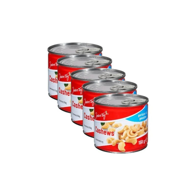 Image of Everyday Cashew Nuts 150g | Roasted & Salted (5-pack)
