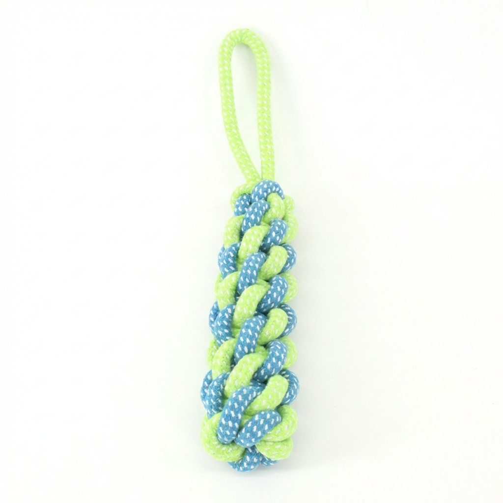 Rope Toy For Dogs For Biting And Pulling With A Knot