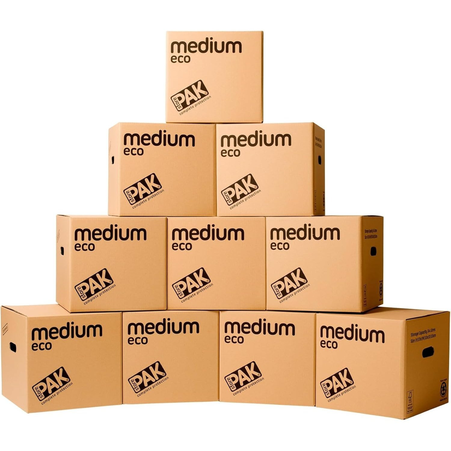 Medium Eco 33L Storage & Moving Box, Strong Reusable