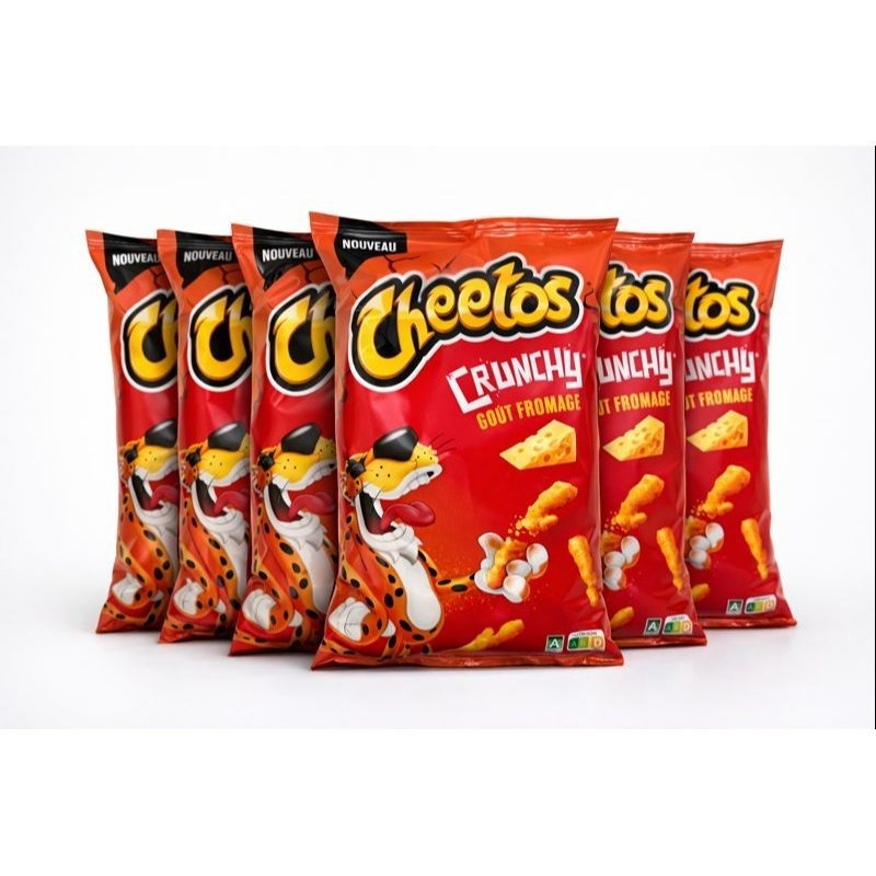 Cheetos Cheese Crunchy - Pack Of 6 Bags Of 90g