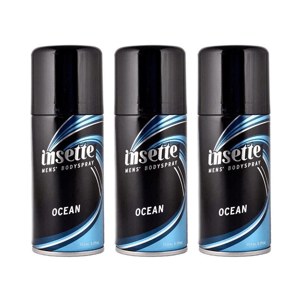 TEMU Pack Of - 3 Ocean Mens Body Spray 150ml