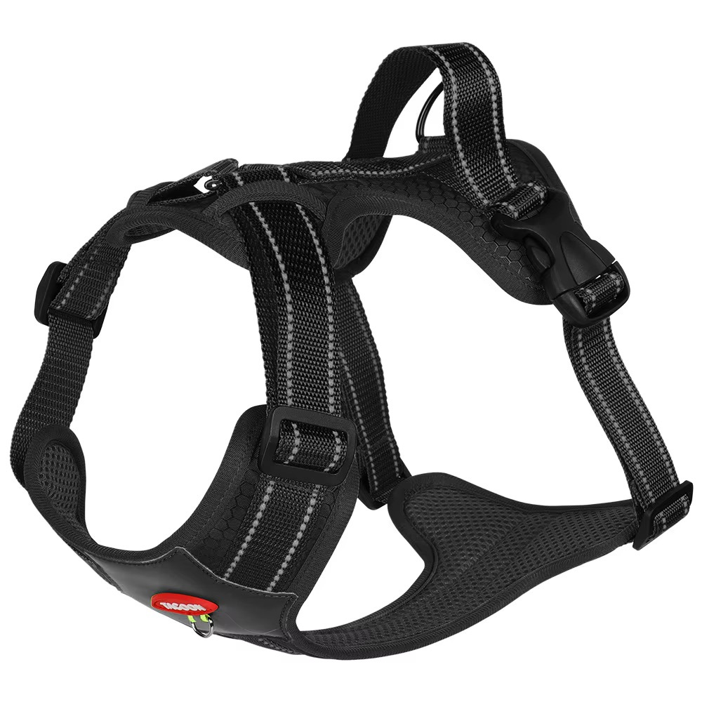 Image of Soft Padded Adjustable Dog Harness With Reflective Elements