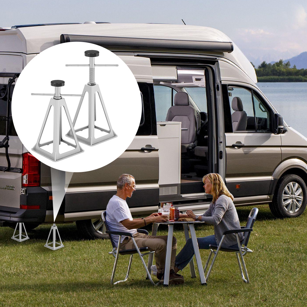Heavy-Duty Aluminium Caravan Stabilizer Jacks - 2pcs
