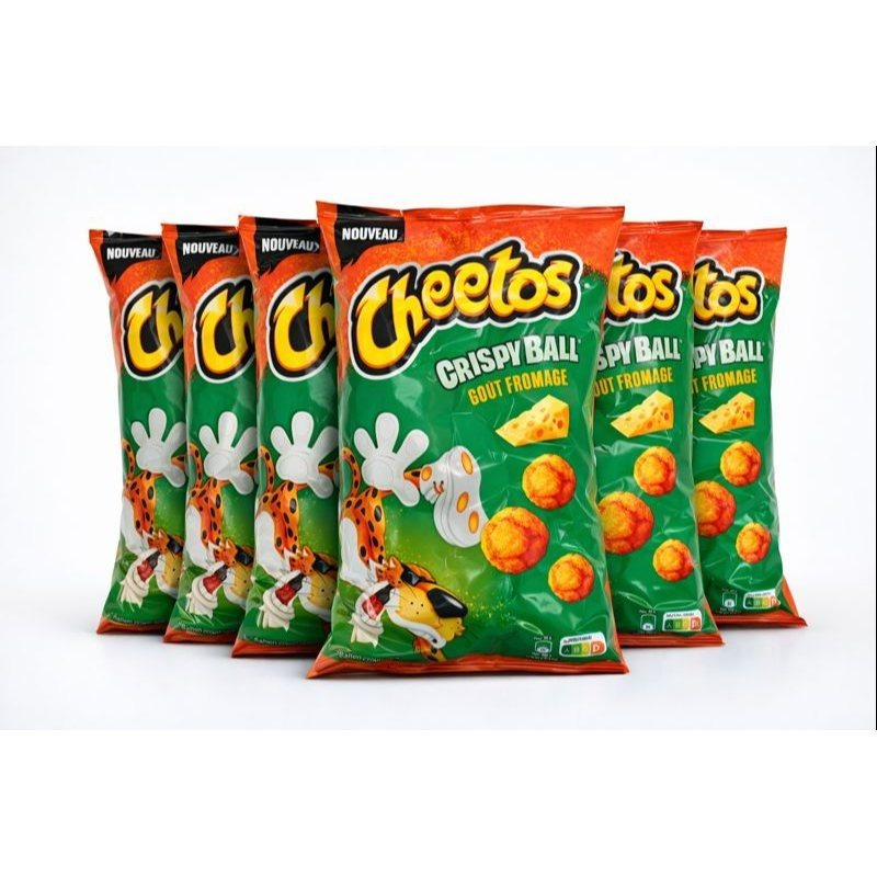 Cheetos Crispy Cheese Balls - Pack Of 6 Bags Of 90g