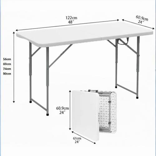 item picture folding multi purpose table for 363kgs uv protection 122x61x56 91 5 cm