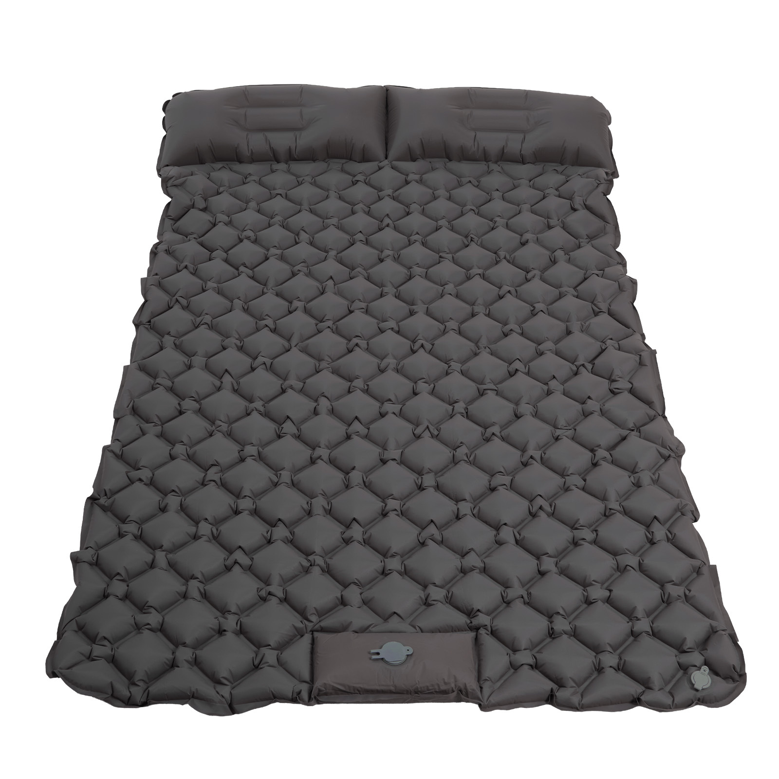 Image of Double Camping Mattress – , Inflatable Camping Mattress With Foot Pump, Compact, Inflatable And Portable Mat For Backpacking, Hiking, Car Travel, Beach And Tent