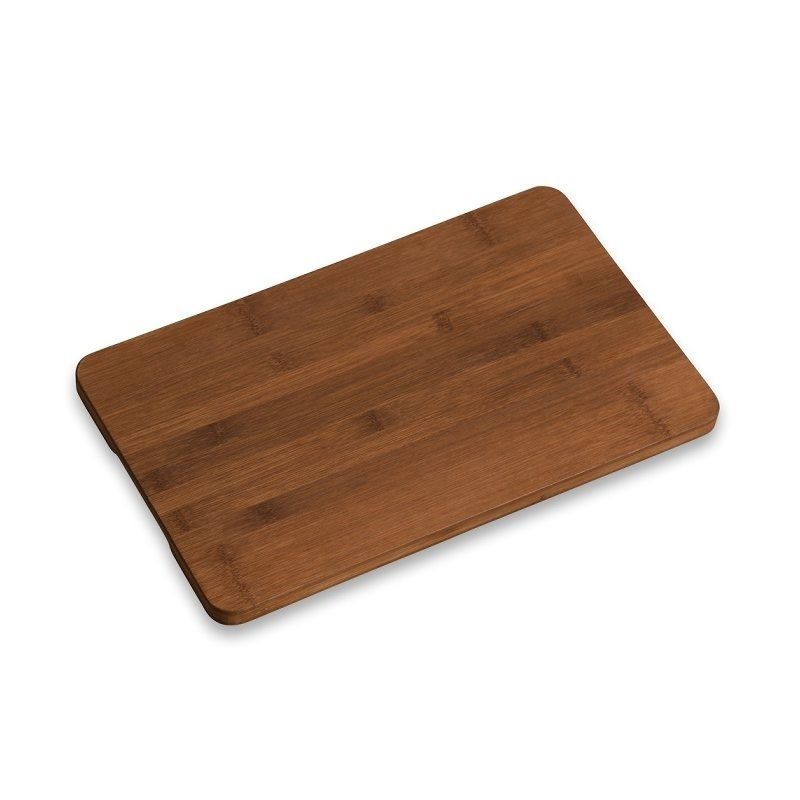 Kesper Bamboo Cutting Board, 43 X 26 X 1.9 Cm, Dark Stained, With 2 Grip - Knife-friendly Cutting And Serving Board For Buffet, Decorating, And More