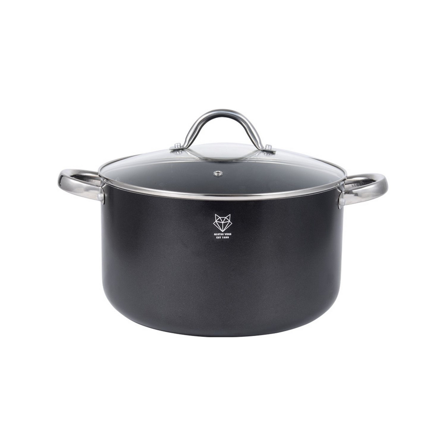 Image of 12.5 Liter Large Capacity Voss Cooking Pot – Piräus Induction-compatible Universal Cooking Pot, Soup Pot, Spaghetti Pot, Pasta Pot, Induction Cooking Pot