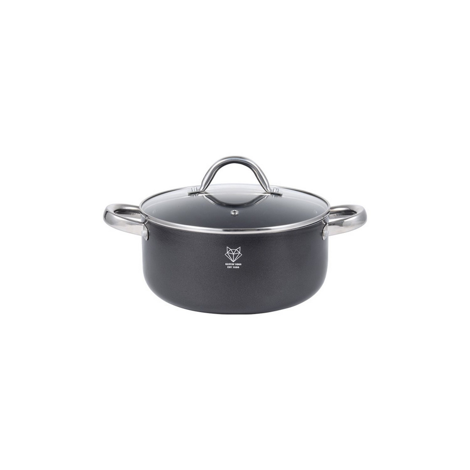 Image of 2.5 Liter Cooking Pot Voss Piräus Universal Cooking Pot Induction- Vegetable Pot Meat Pot Induction Cooking Pot Roasting Pot Roasting Pan Induction Pot