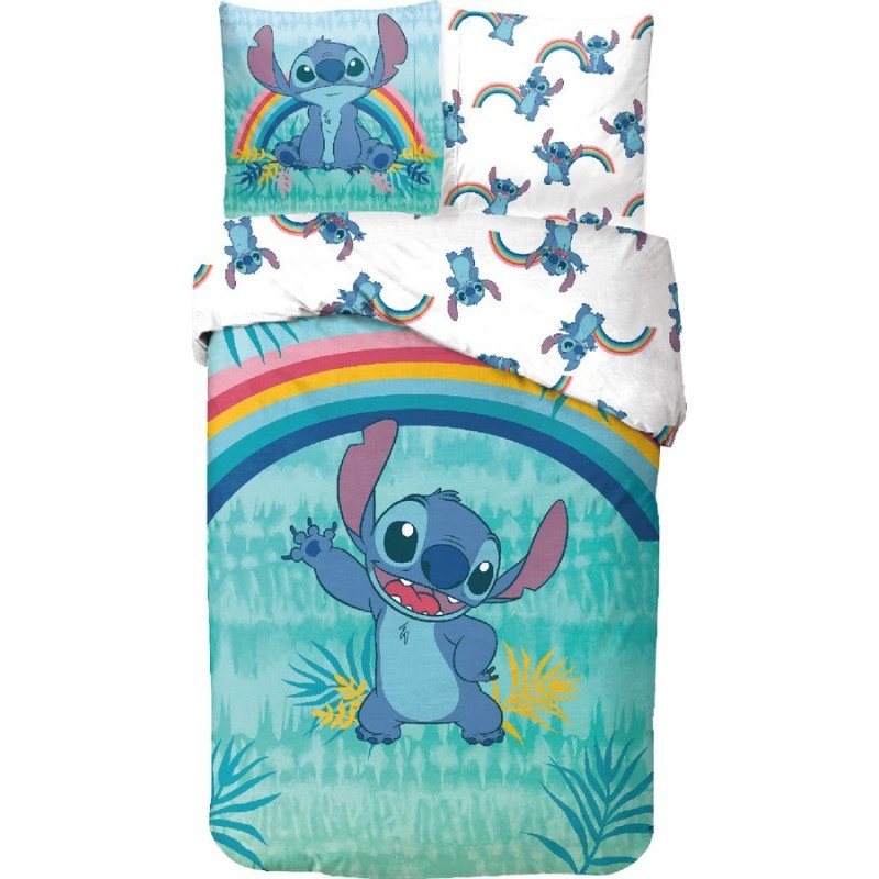 TEMU Parure de Lit , Housse de Couette Disney140x200 cm + Taie d'oreiller 65x65 cm, 100% Coton