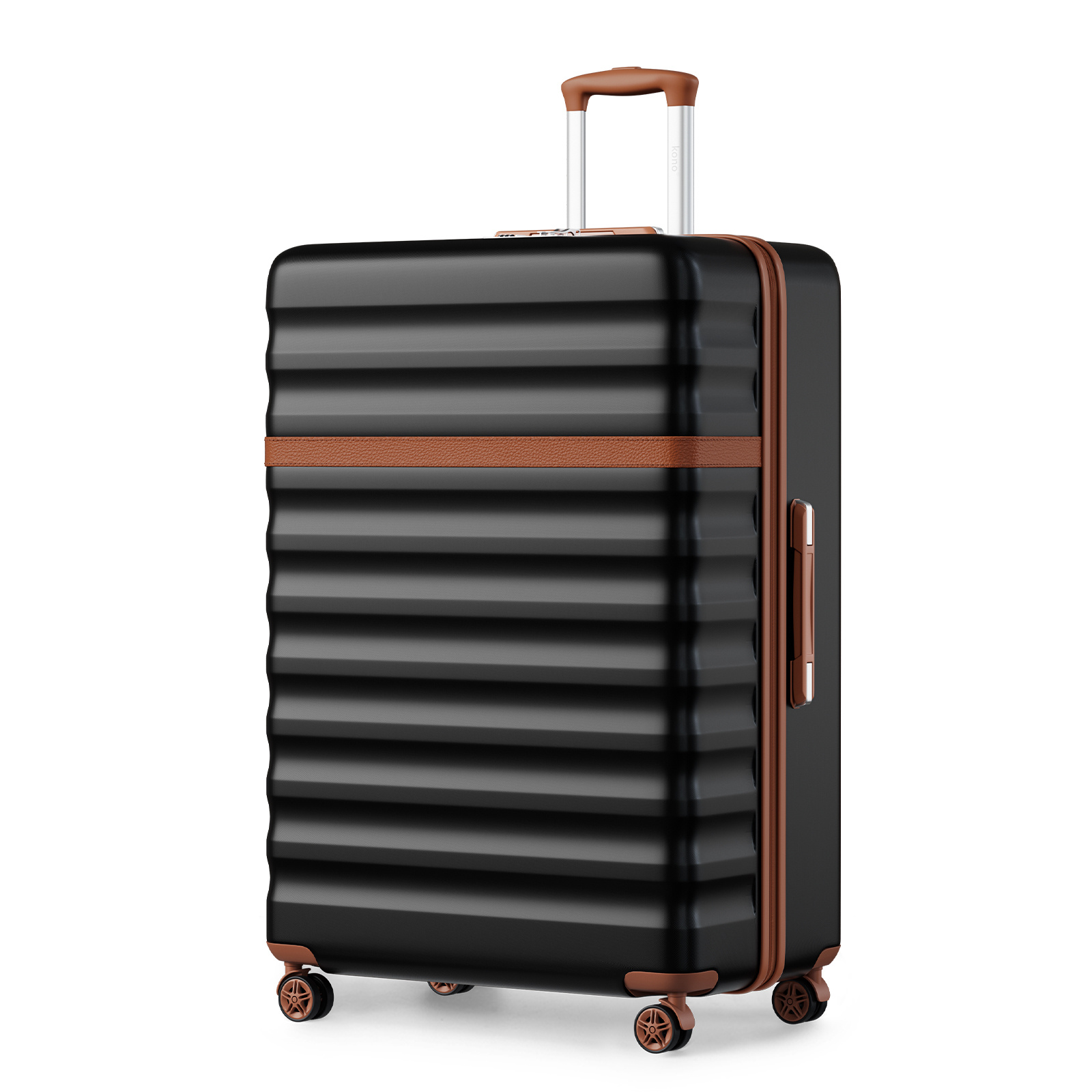 32inch Kono Suitcase Trolley Hand Luggage Suitcase Travel Suitcase From Abs + Pc Hard Case With 4 Wheels , Cabin Luggage, Abs + Polycarbonate, Hard Shell, Lightweight, Travel Luggage