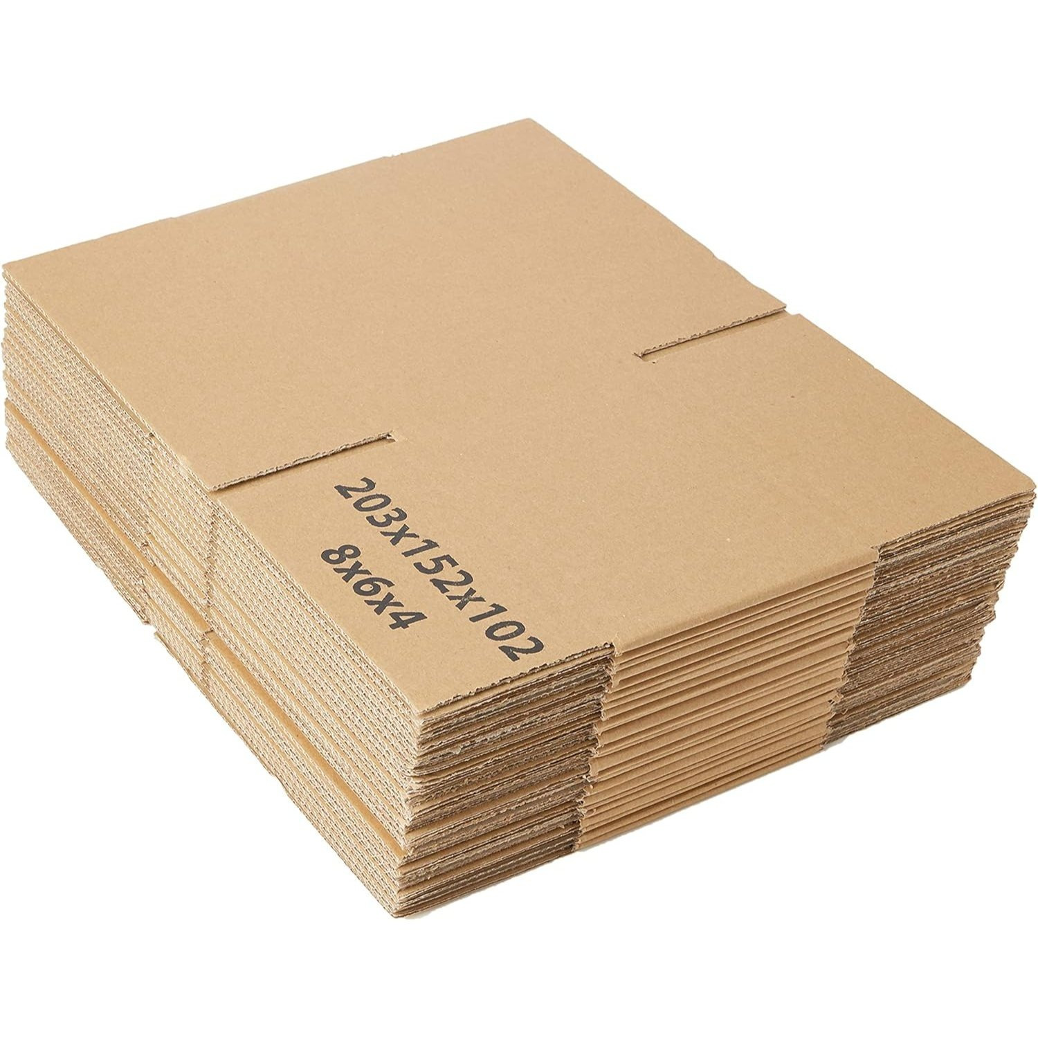 TEMU 203 X 152 X 102mm Small 8x6x4" Shipping Mailing Postal Gift Cardboard Boxes (pack Of 25)